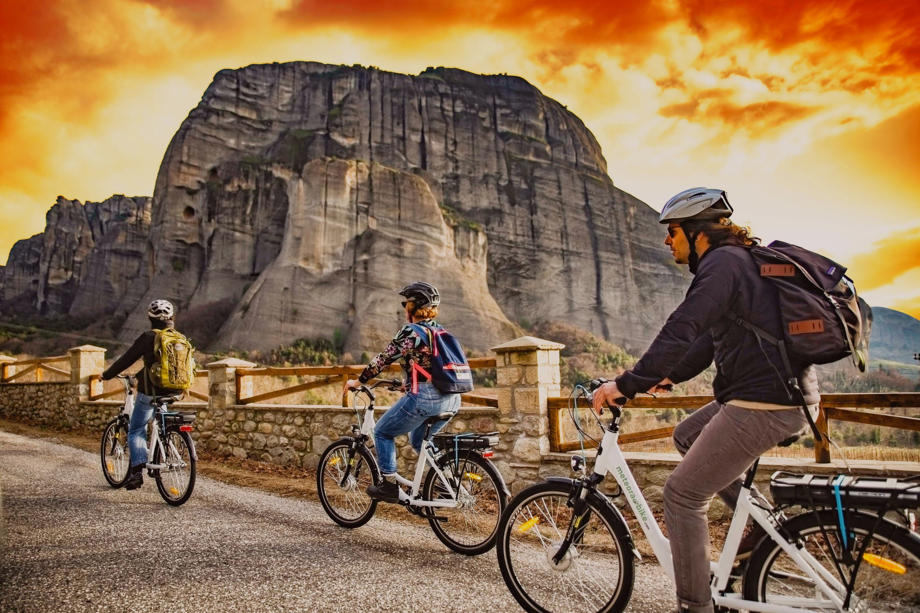 Meteora Sunset E-Bike Adventure
