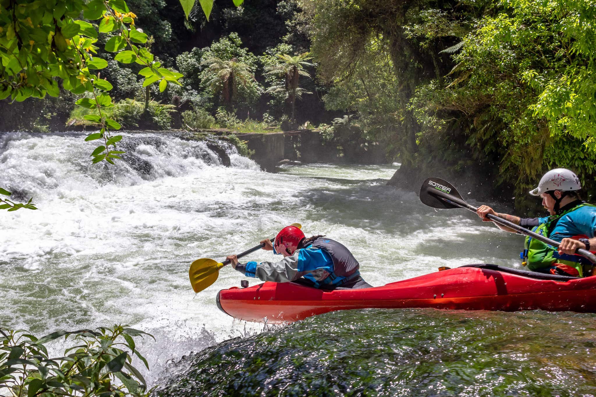 Tandem Kayak Adventure: Kaituna River Waterfalls