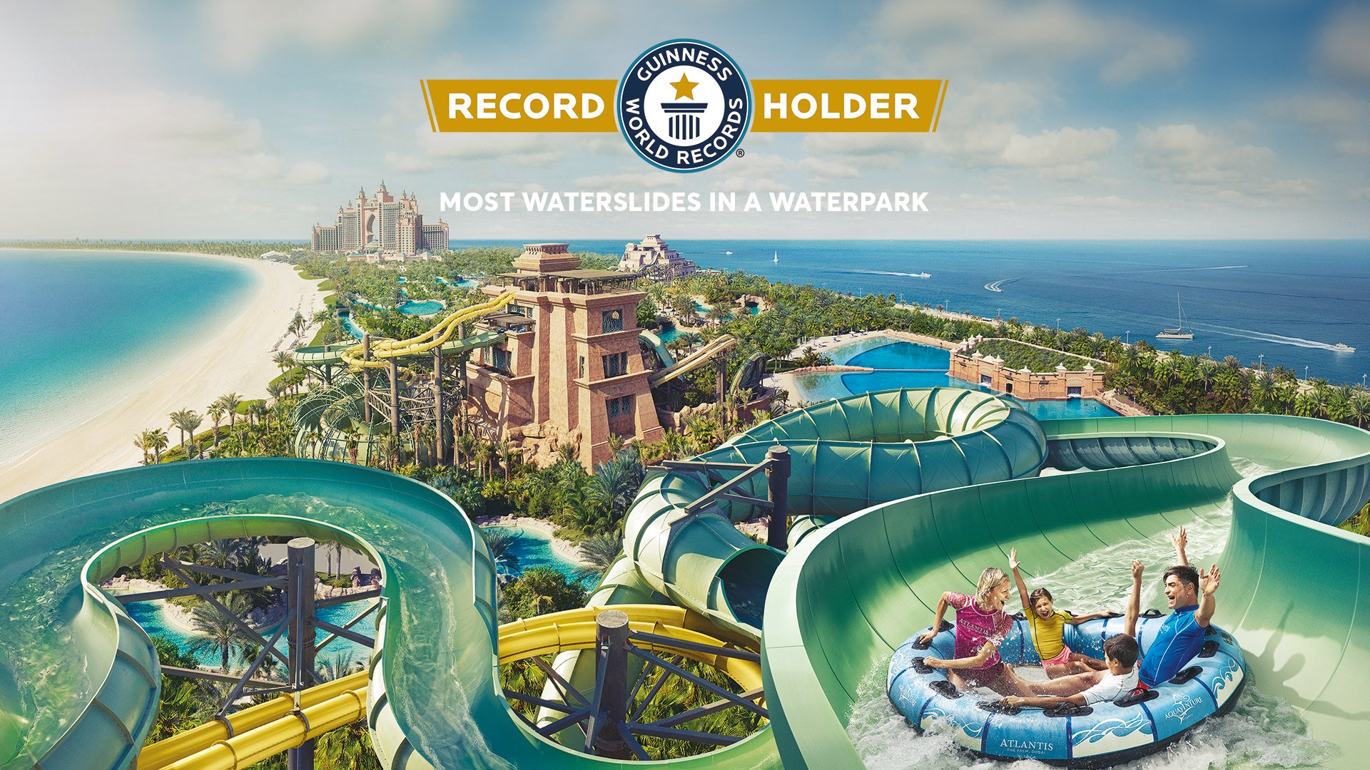 Dubai Aquaventure World Super Pass with Lost World Aquarium