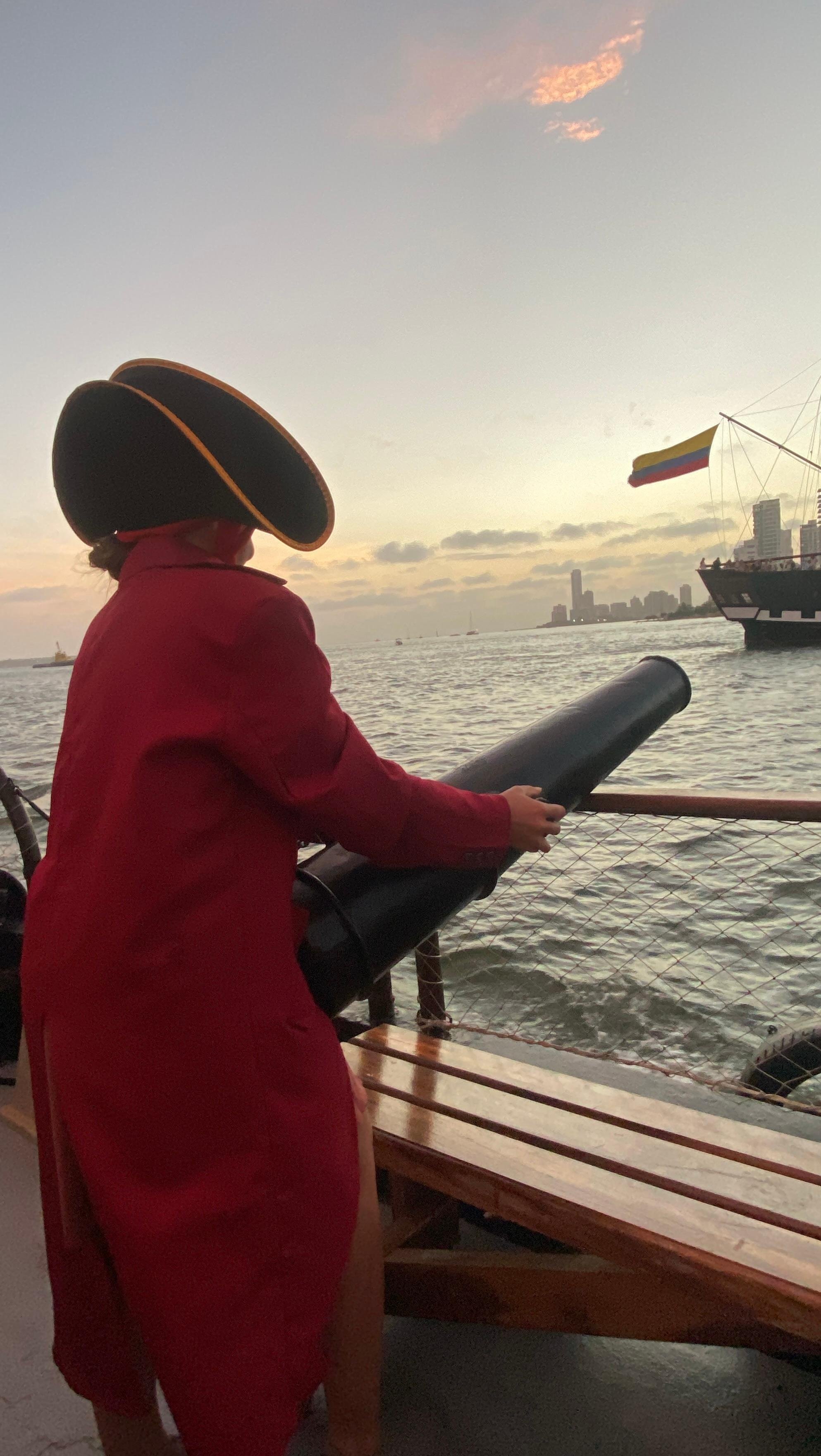 Cartagena Sunset Pirate Ship Cruise with Open Bar