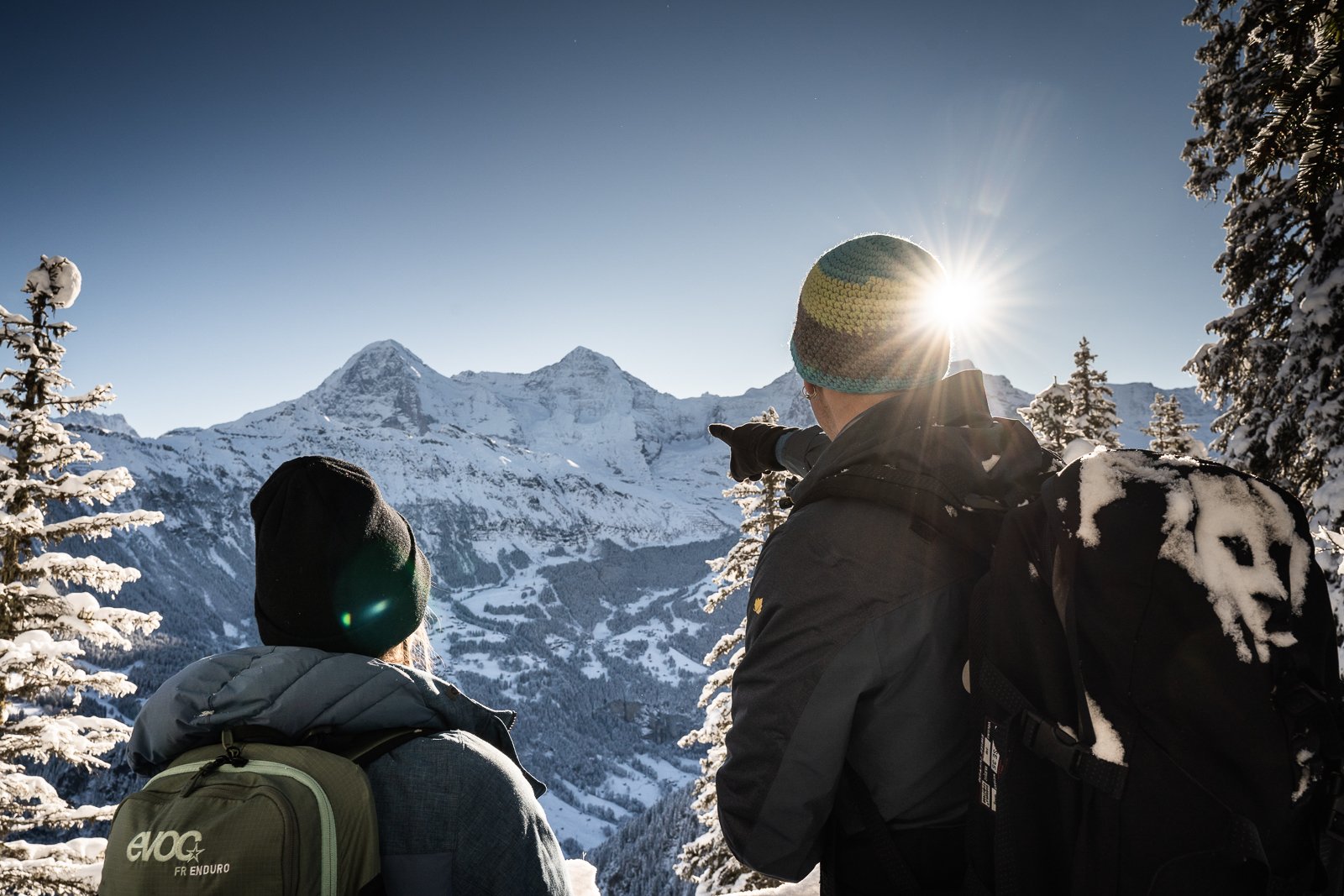 Alpine Snowshoe Hike, Fondue & Sledding Adventure