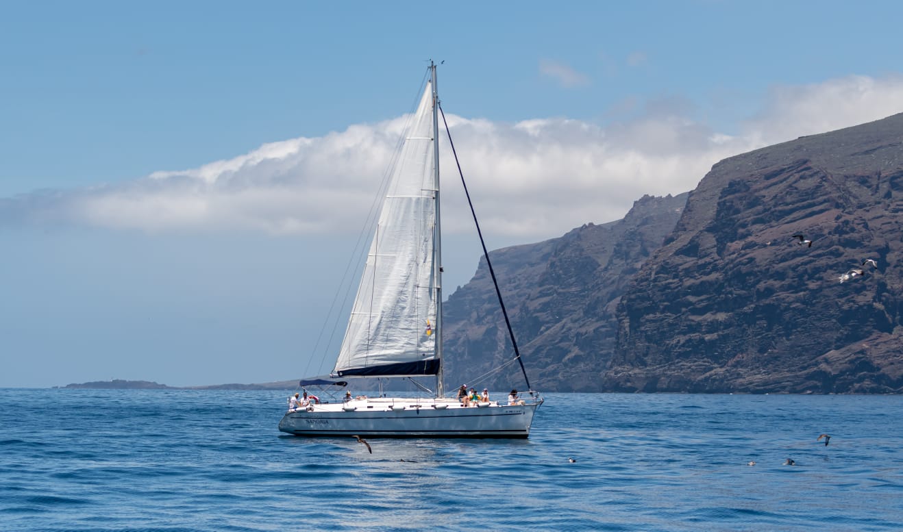 Tenerife: Los Gigantes Cliffs Sailing Tour with Tapas & Snorkeling