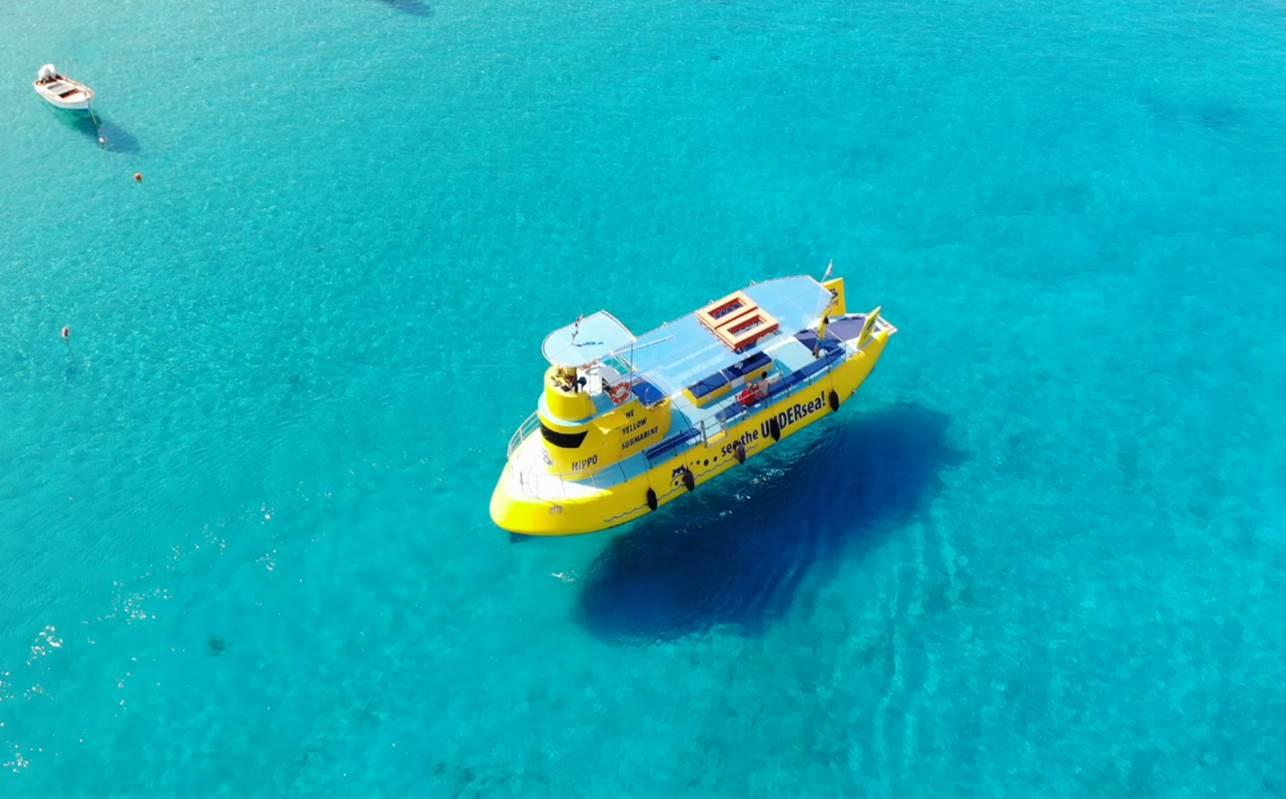 Lindos Hippo Submarine Cruise with Navarone Bay Swim
