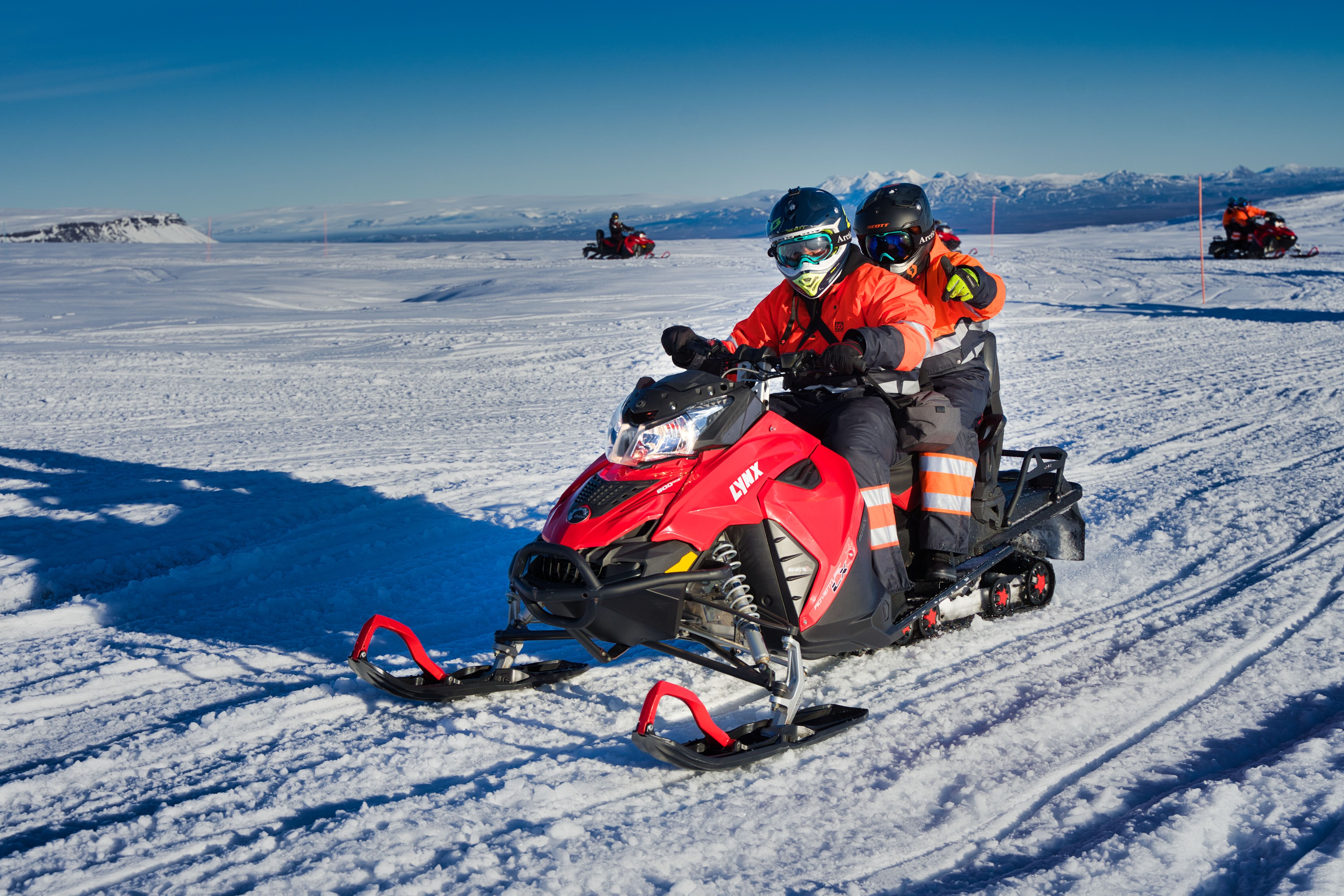 Langjökull Glacier Snowmobile Adventure from Reykjavík
