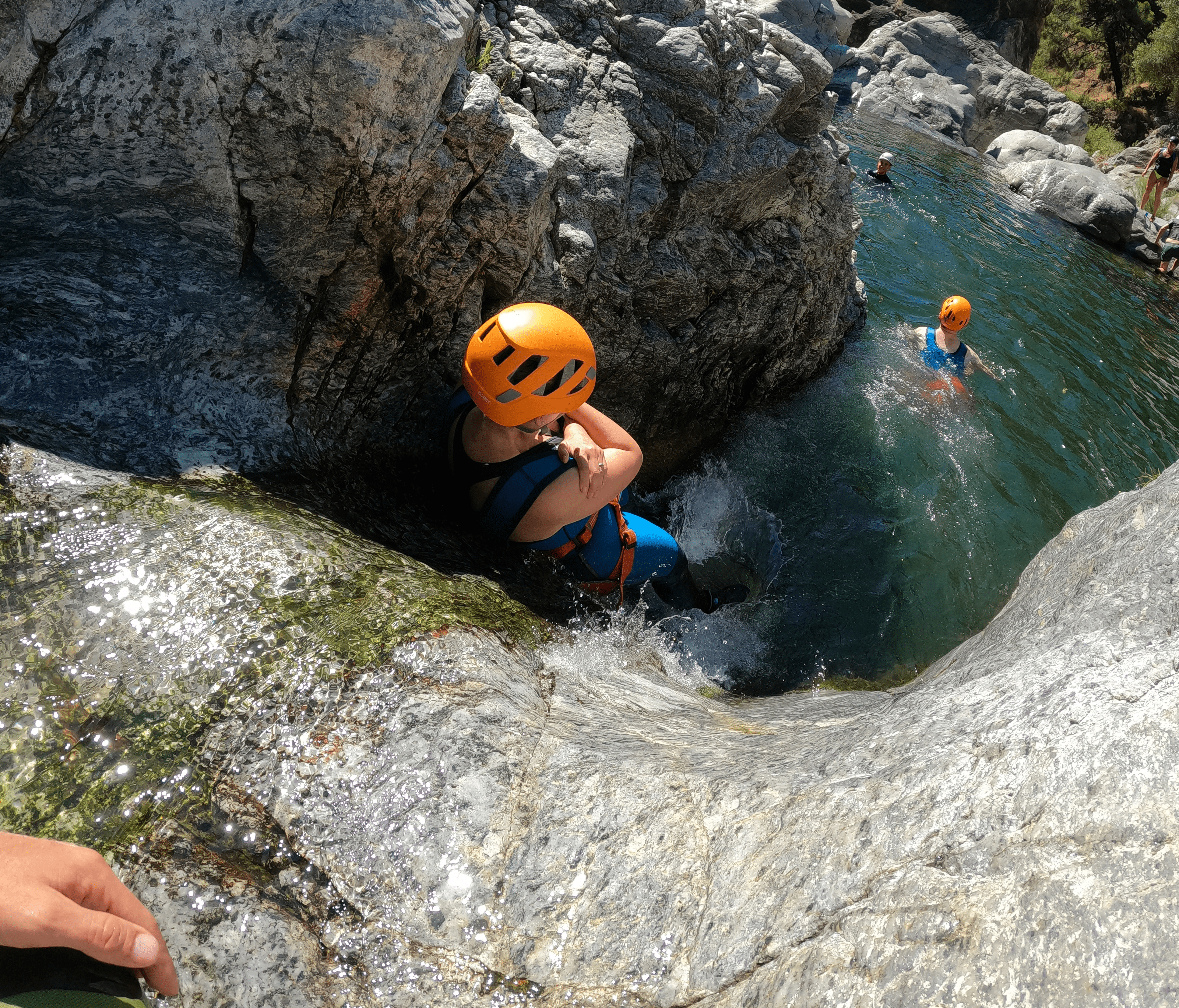 Guadalmina River Guided Canyoning Adventure in Benahavís