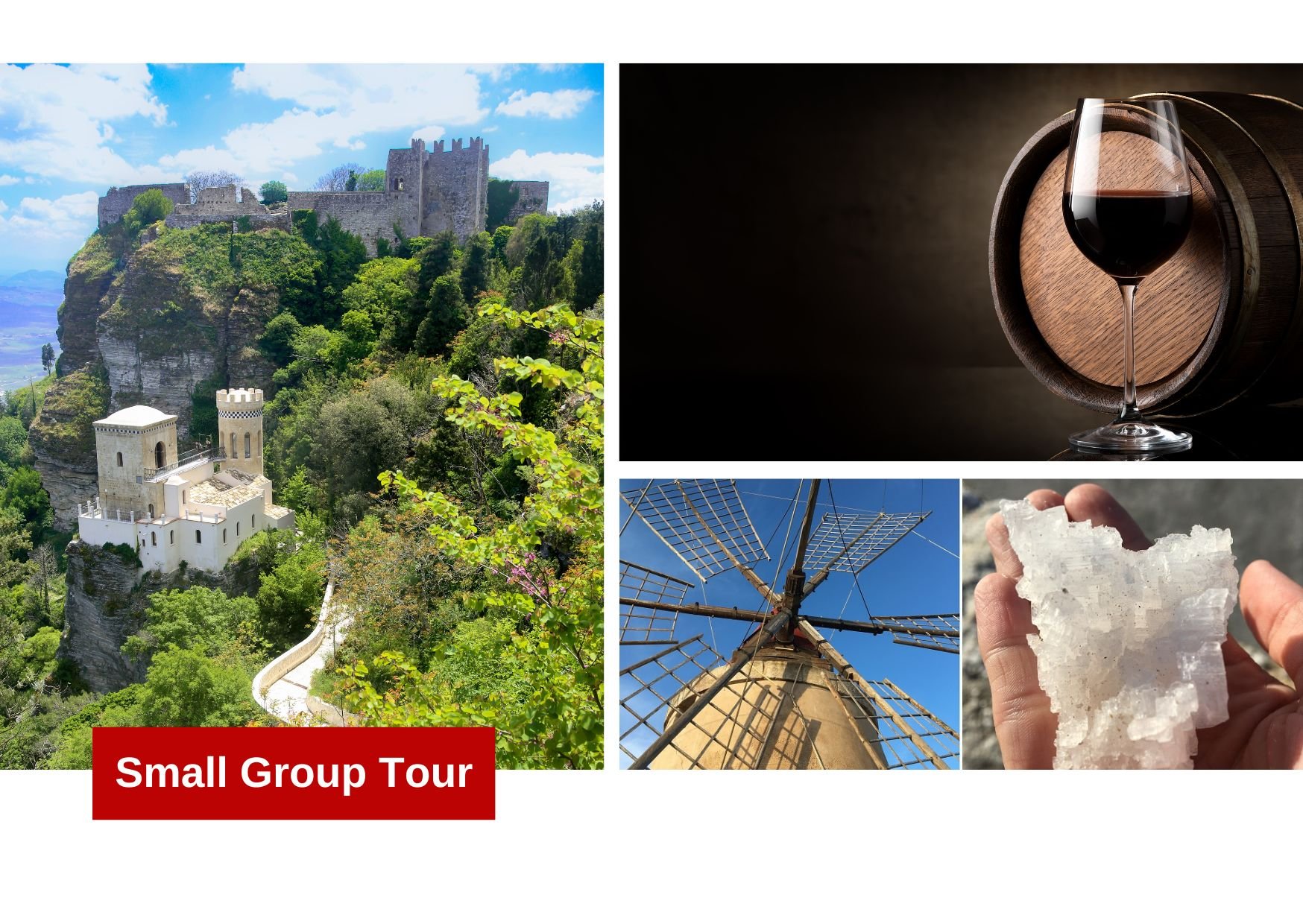 Erice, Marsala Wine & Salt Pans Day Tour from Palermo
