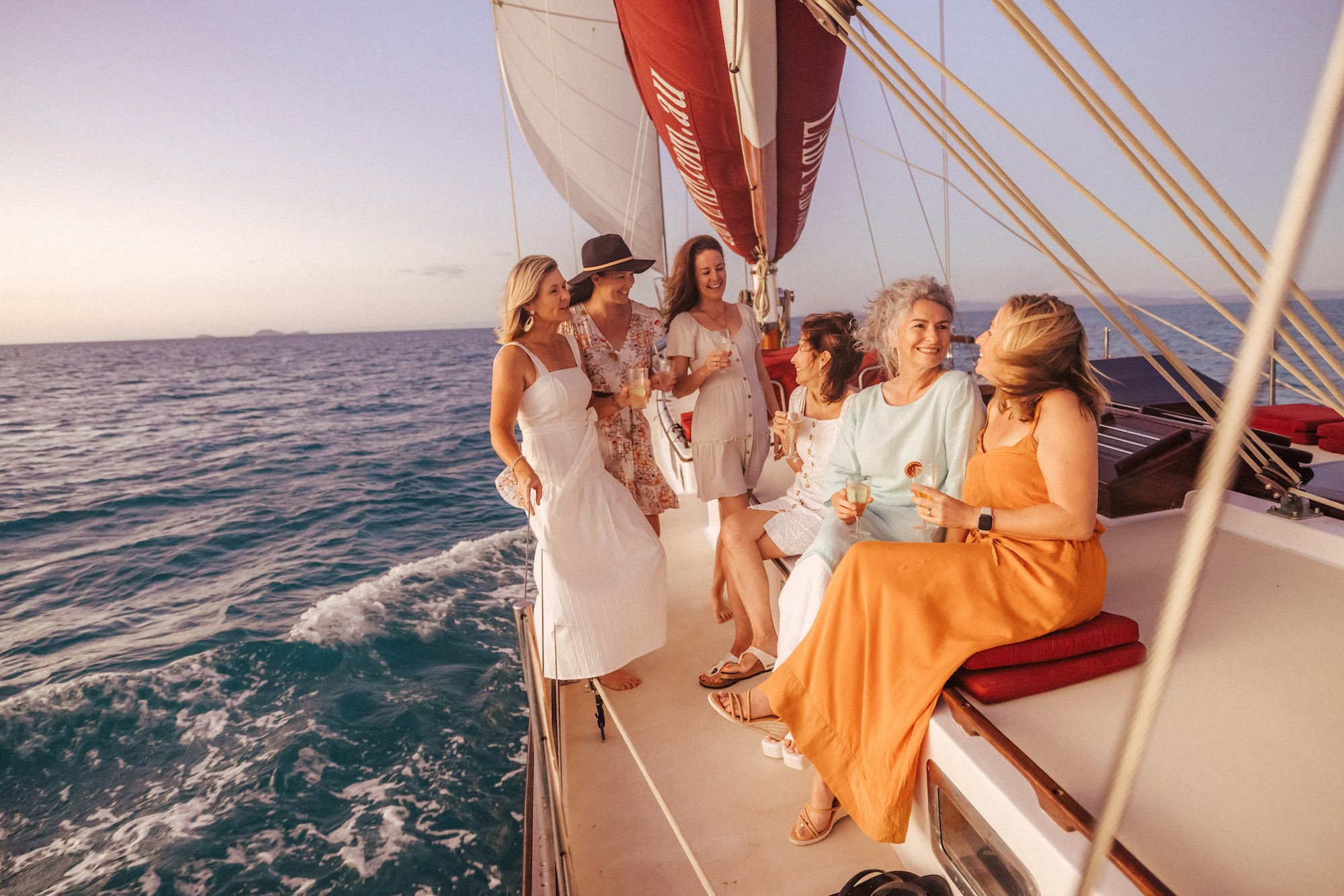 Airlie Beach Adults-Only Sunset Sail aboard Lady Enid