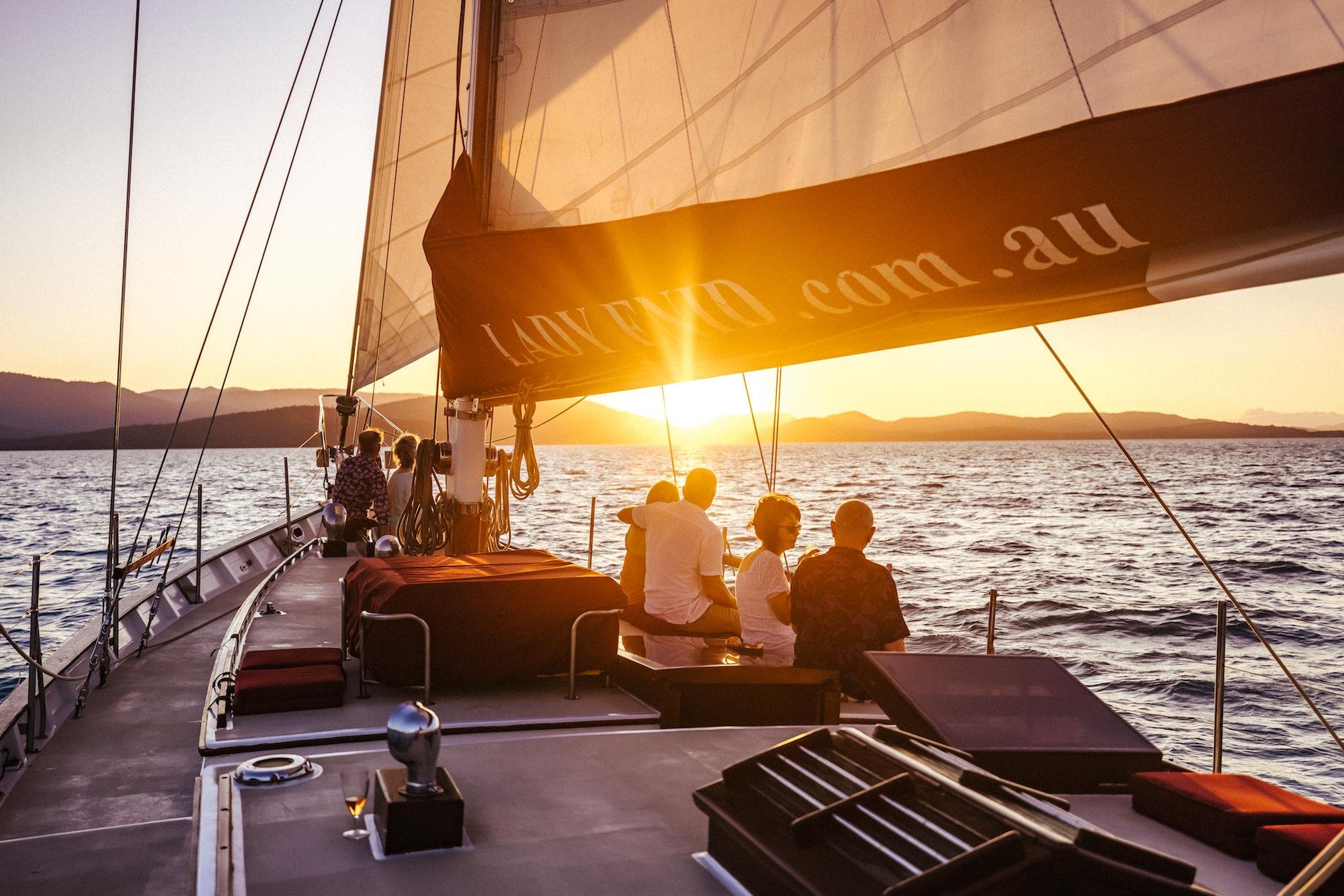 Airlie Beach Adults-Only Sunset Sail aboard Lady Enid