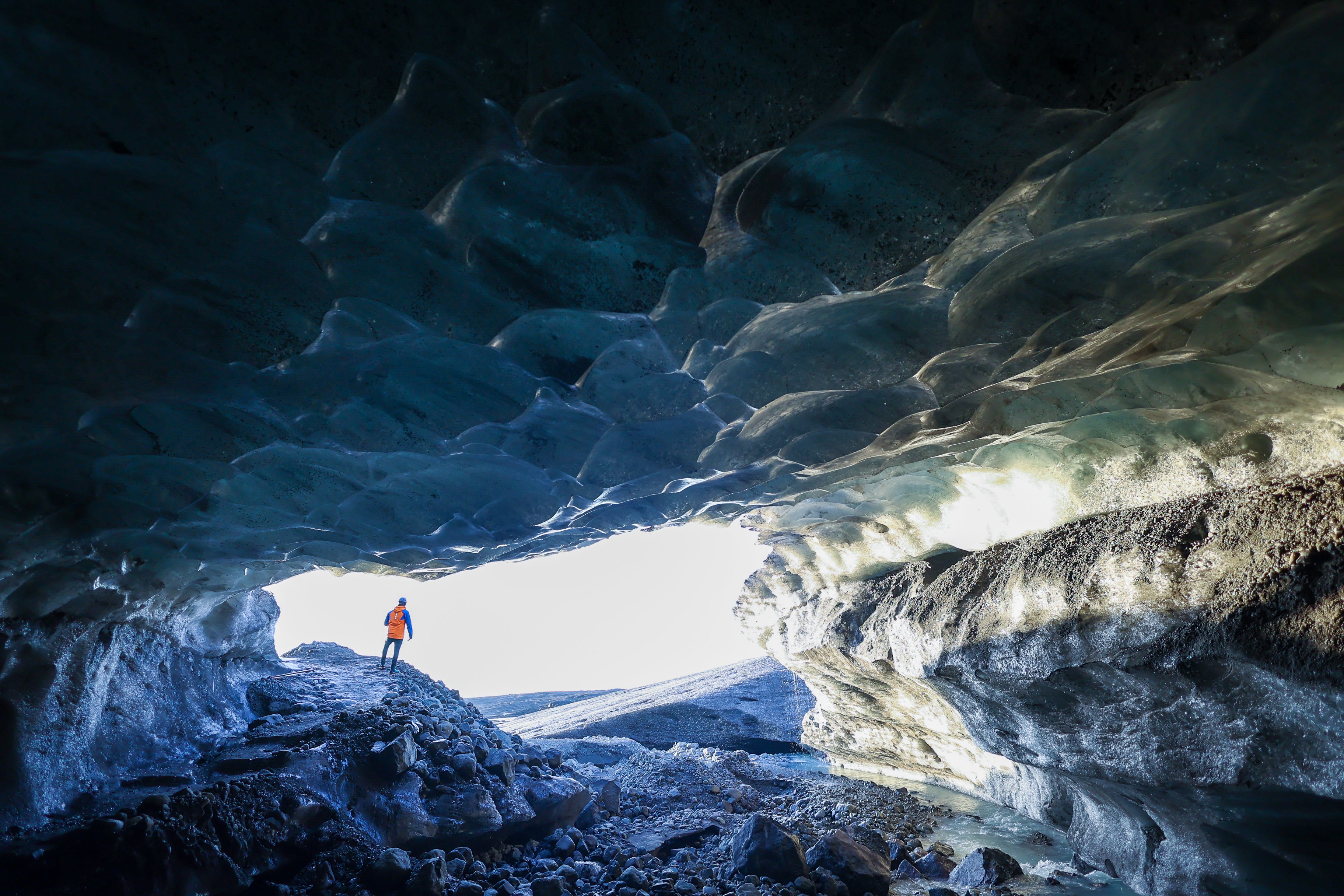 Iceland: Ice Cave Captured with Professional Photos