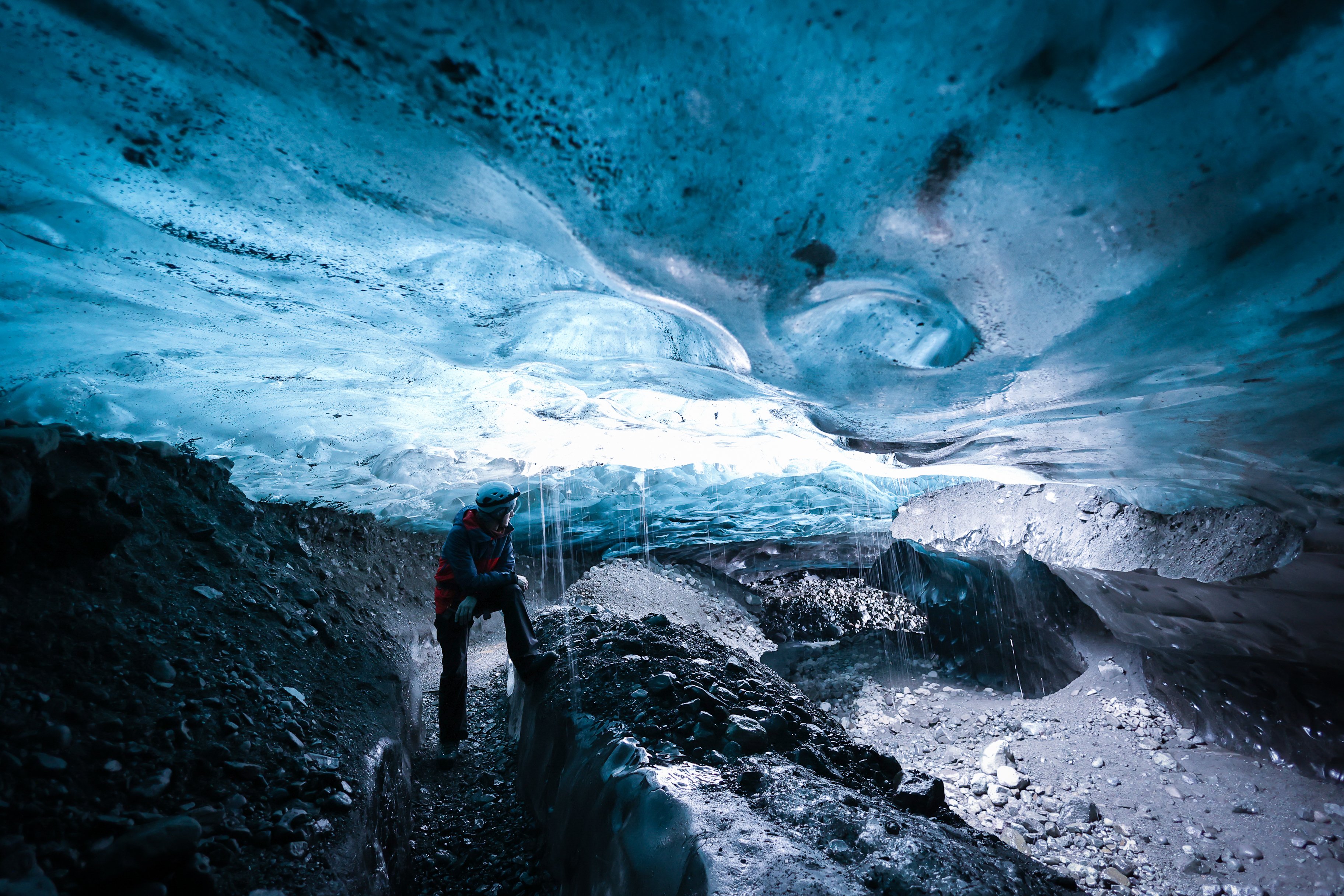 Iceland: Ice Cave Captured with Professional Photos