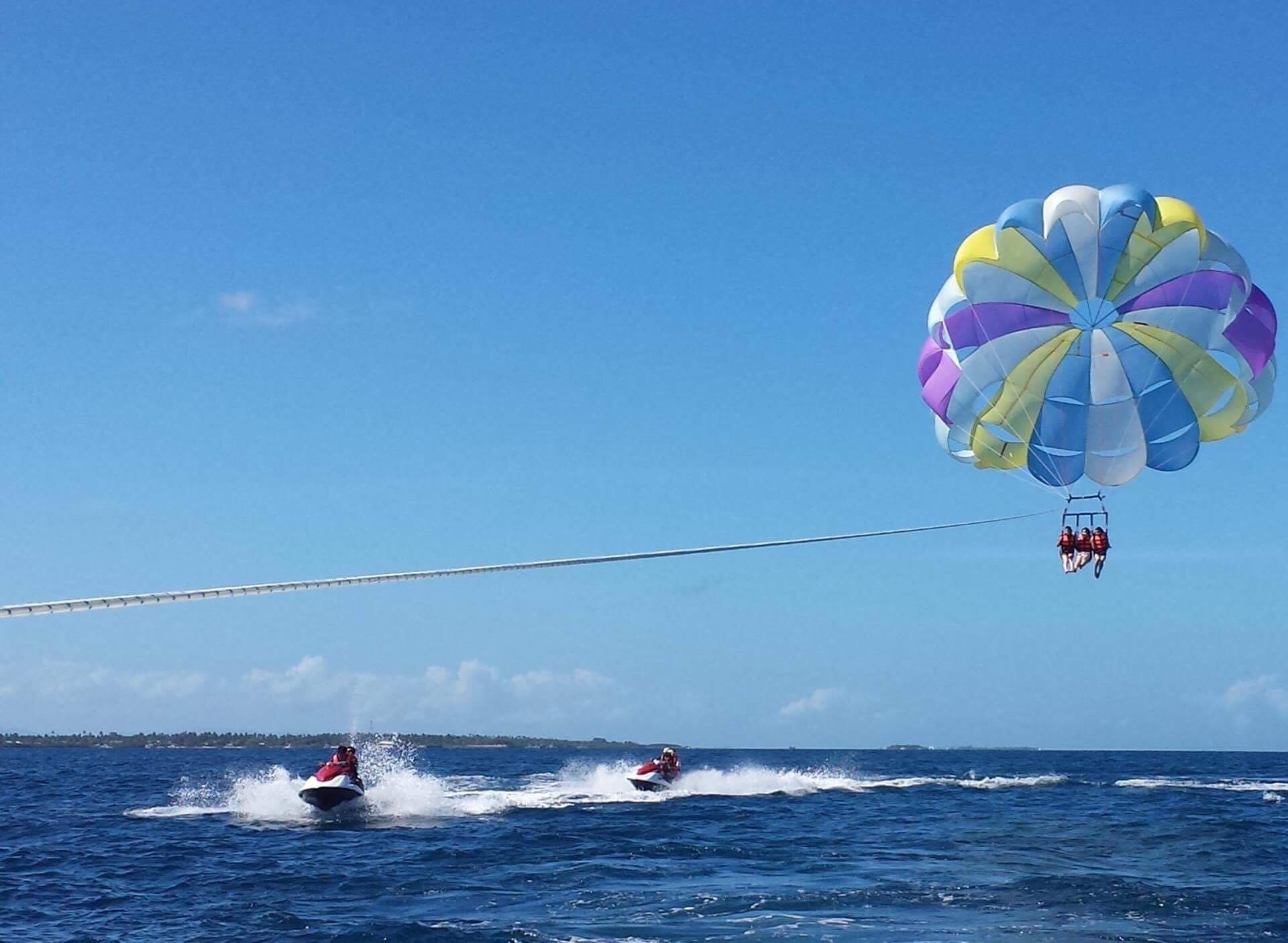 Mactan Island Triple Watersport Adventure from Cebu