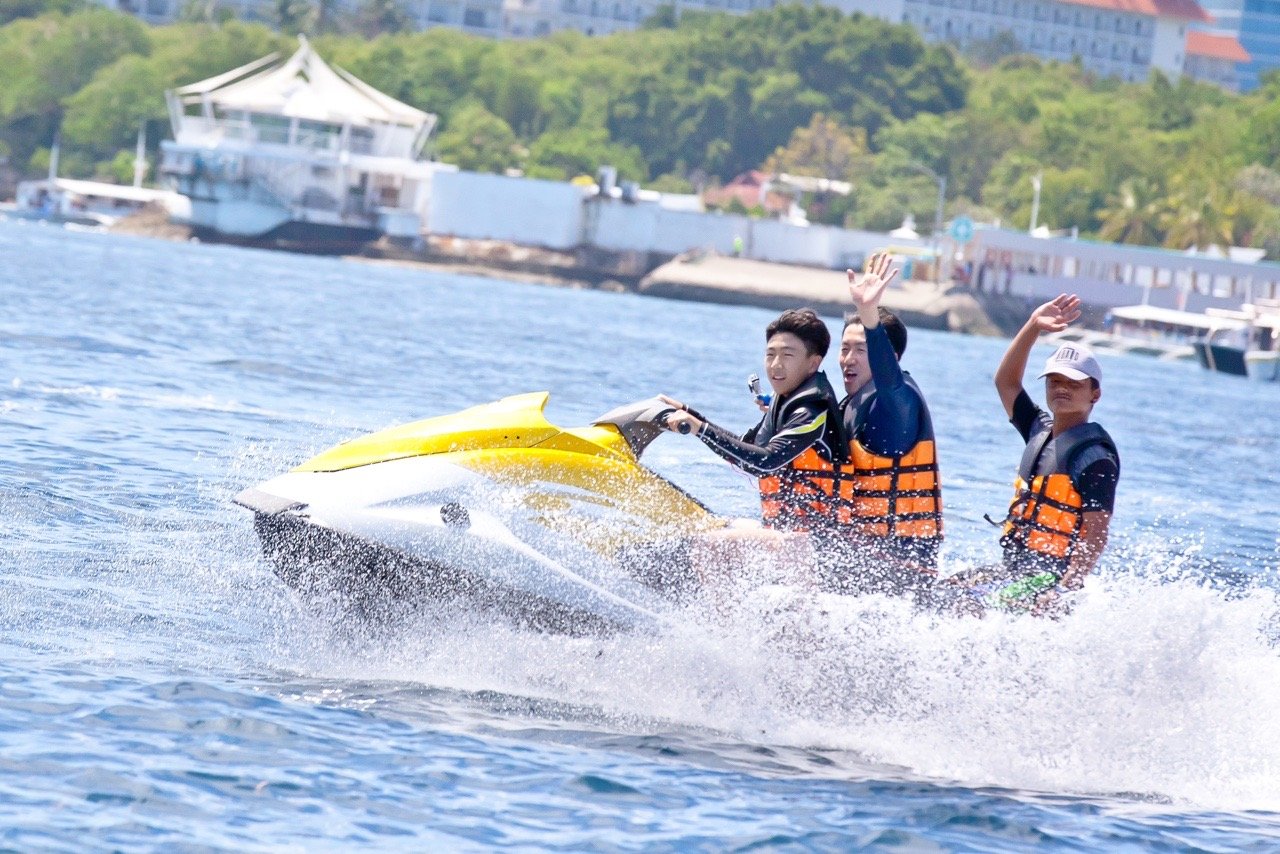 Mactan Island Triple Watersport Adventure from Cebu