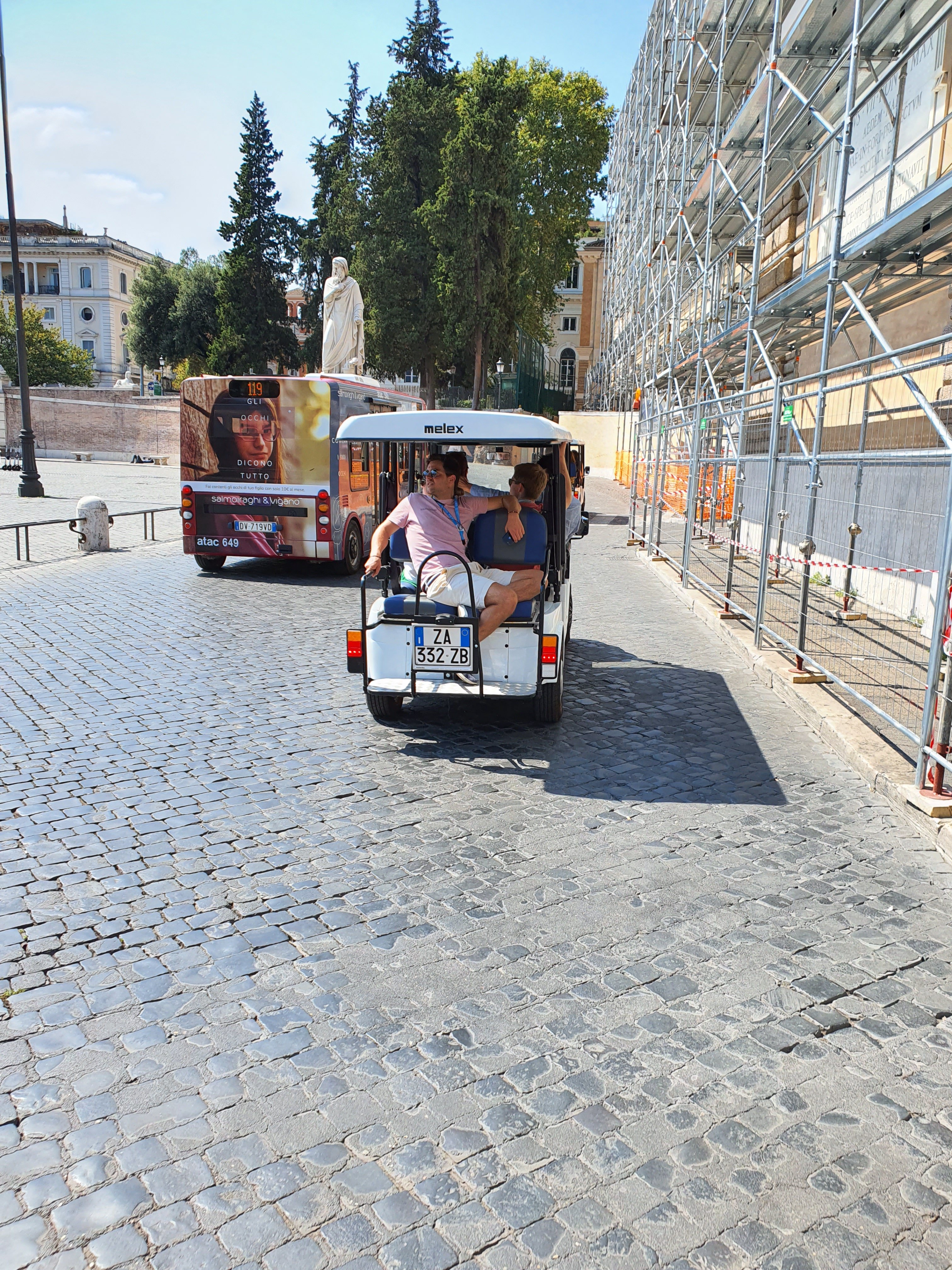 golf cart tour Rome city highlights electric cart sightseeing — image 1