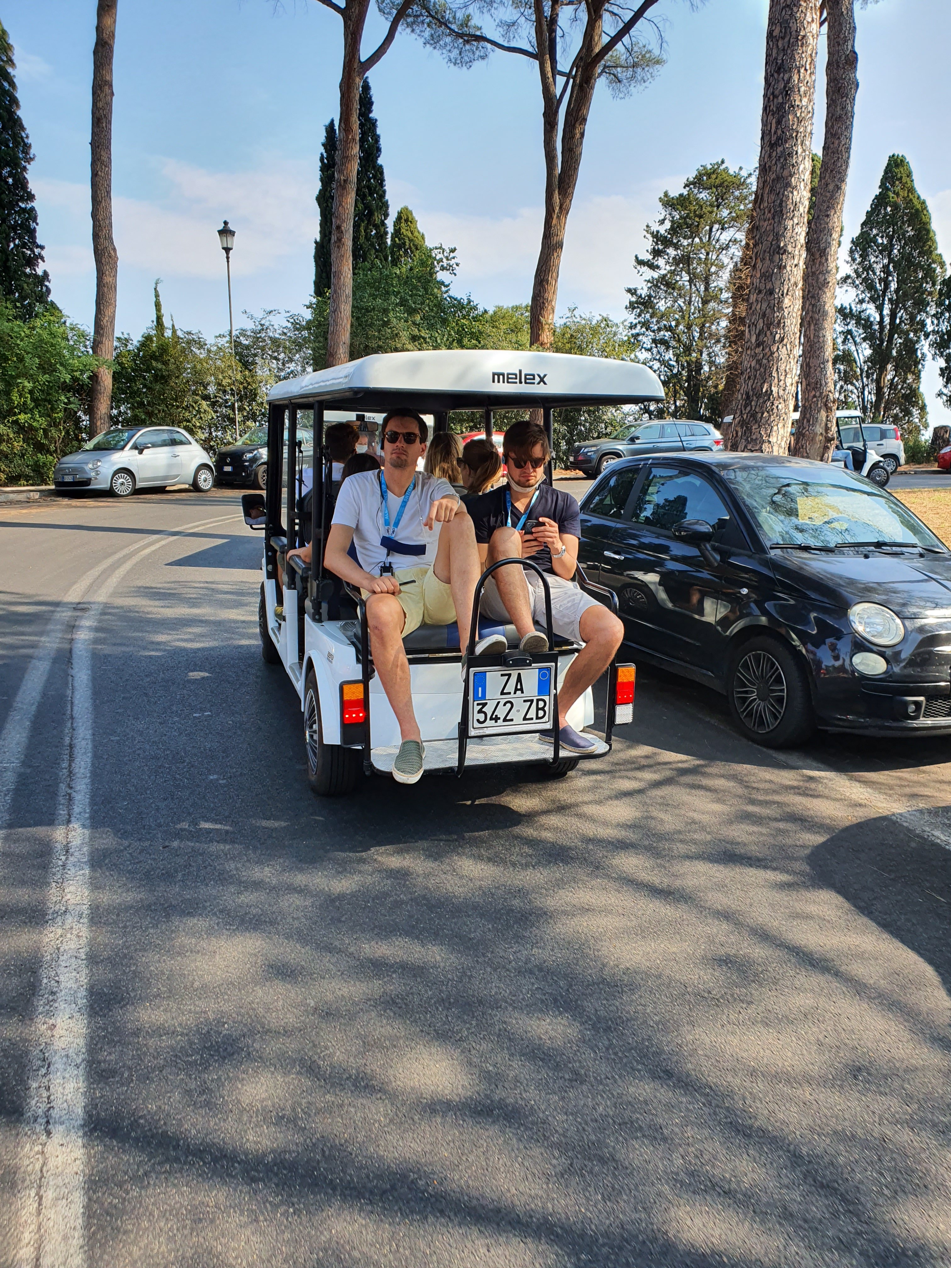 golf cart tour Rome city highlights electric cart sightseeing — image 3