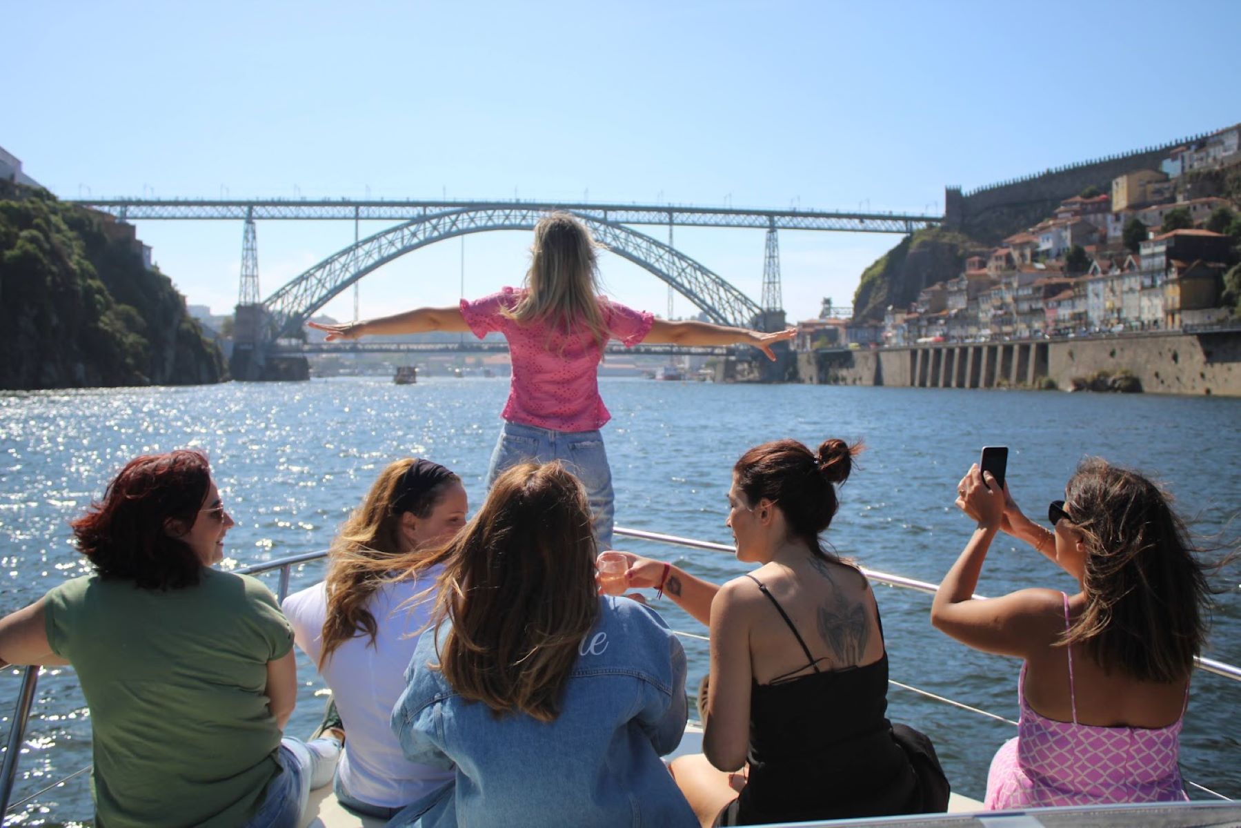 Porto Private Yacht Experience on the Douro with Wine & Snacks