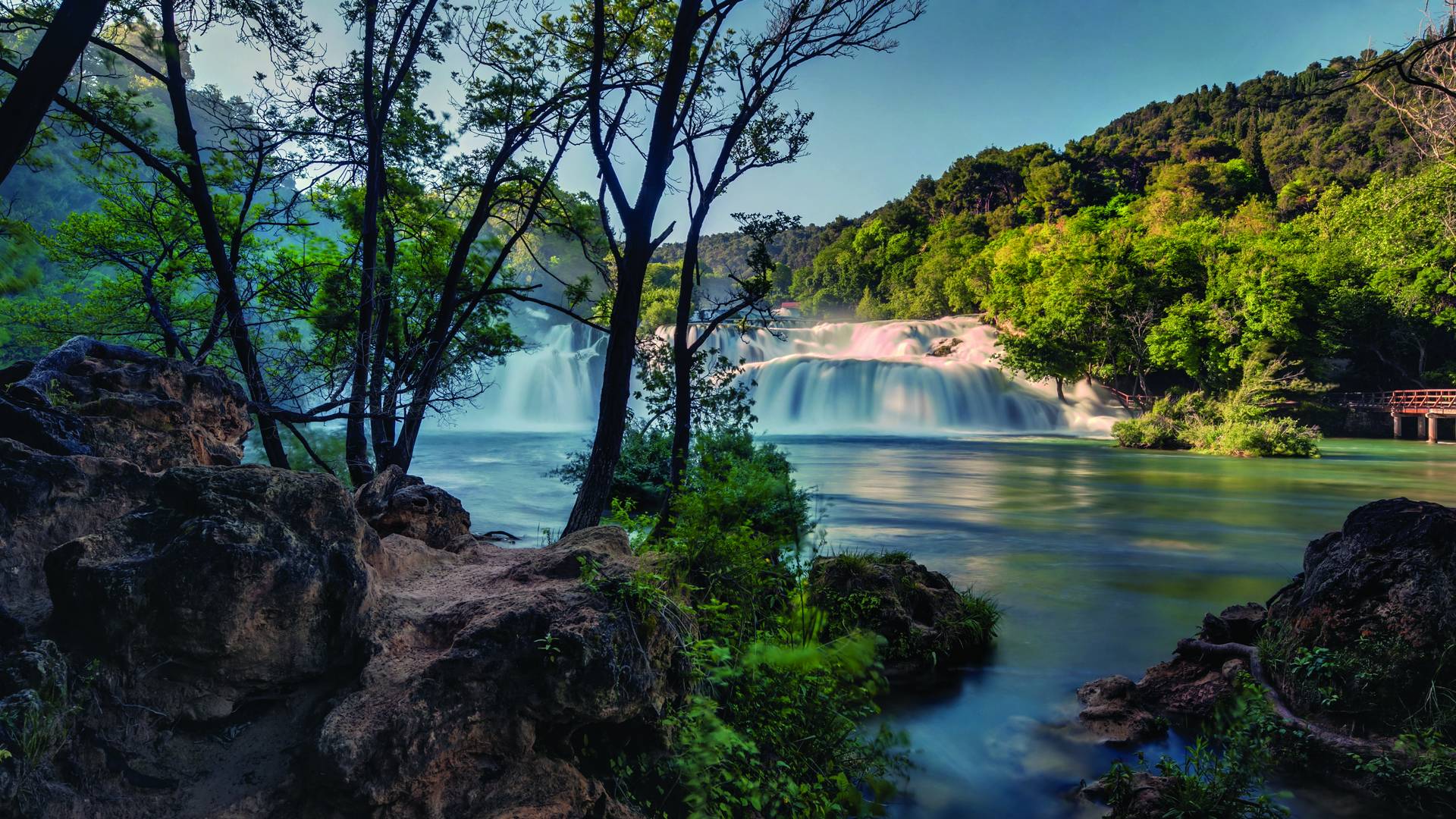 Private Krka Waterfalls & Wine Estate Experience from Split