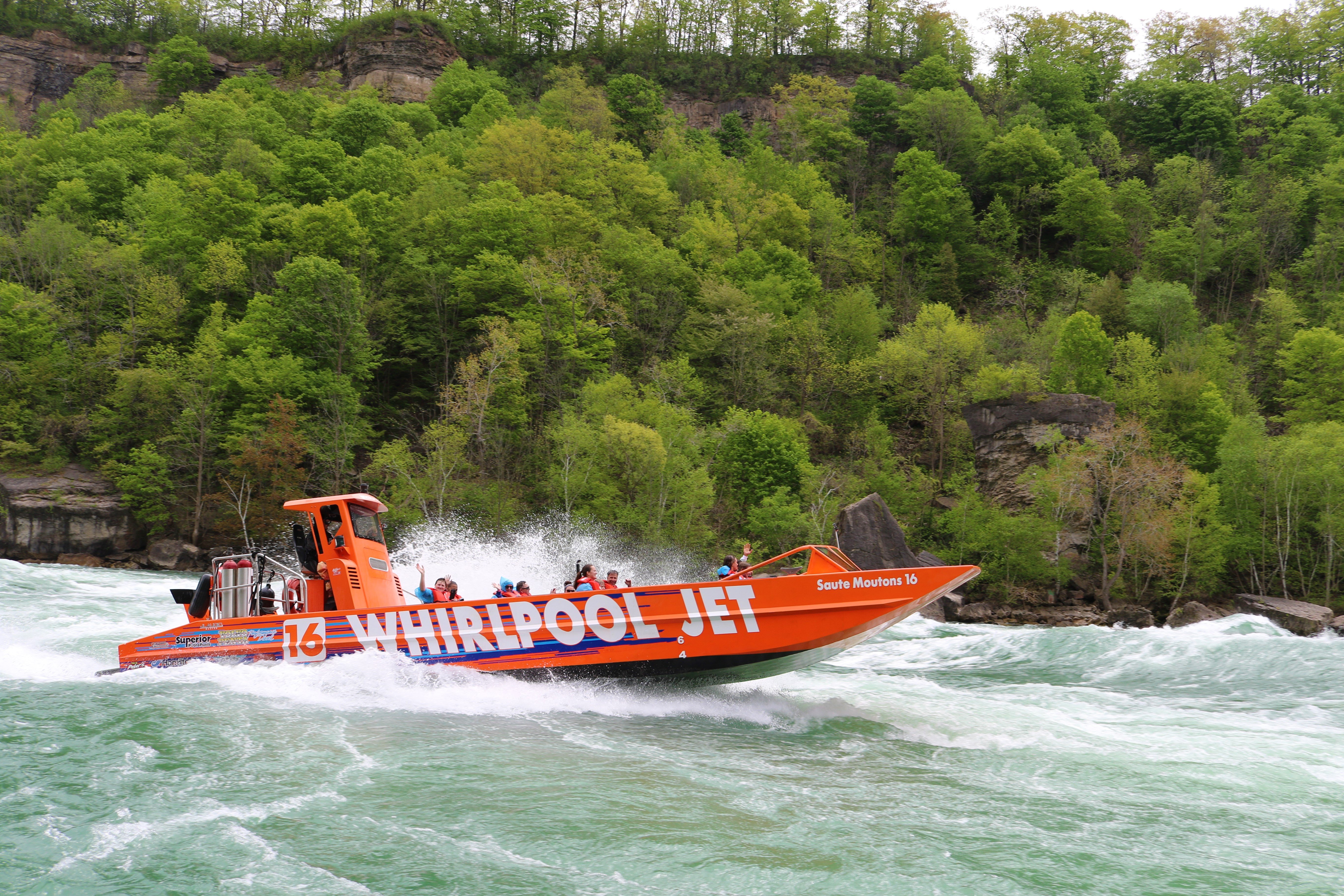 Niagara jet boat on the Niagara River — the gorge, the whirlpool and Devil's Hole rapids — image 1
