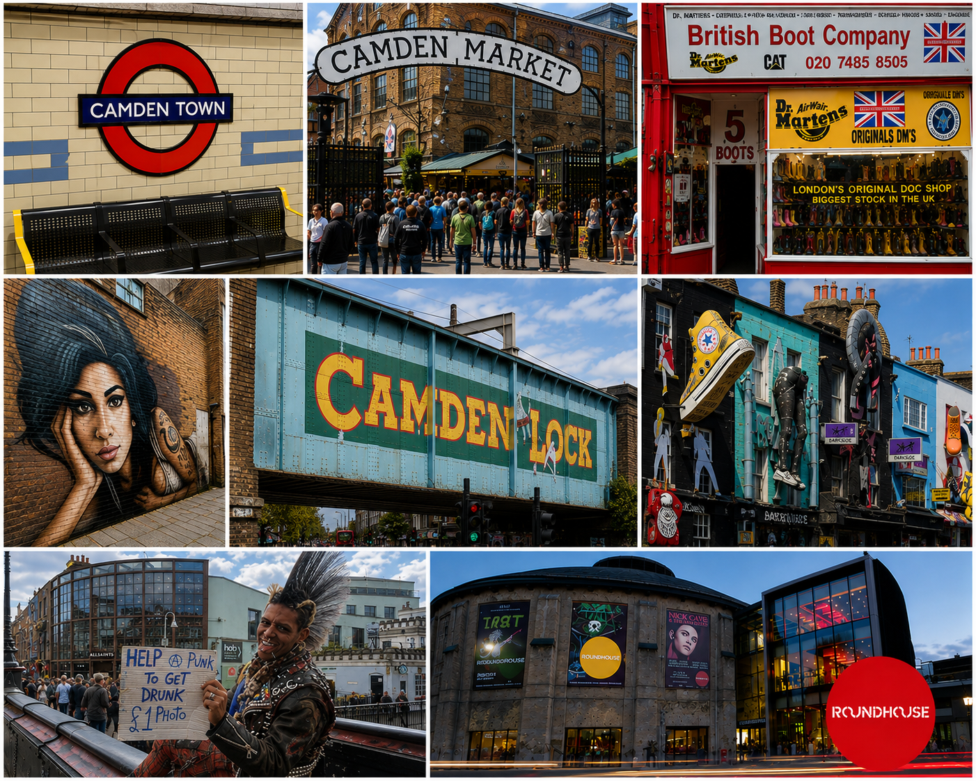 Camden Town Walking Tour with Local Guide
