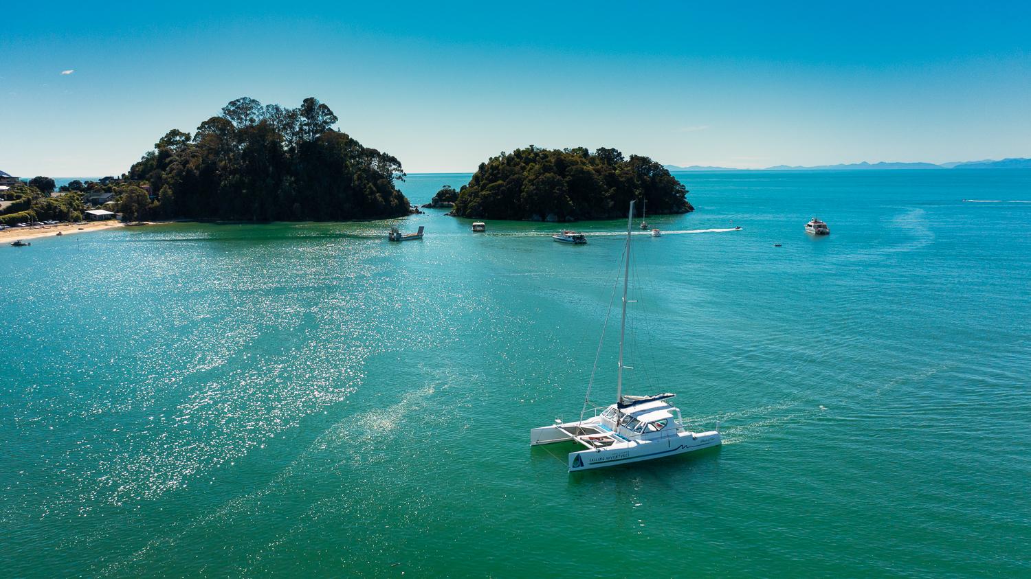 Abel Tasman: Water Taxi, Coastal Walk & Sailing Adventure