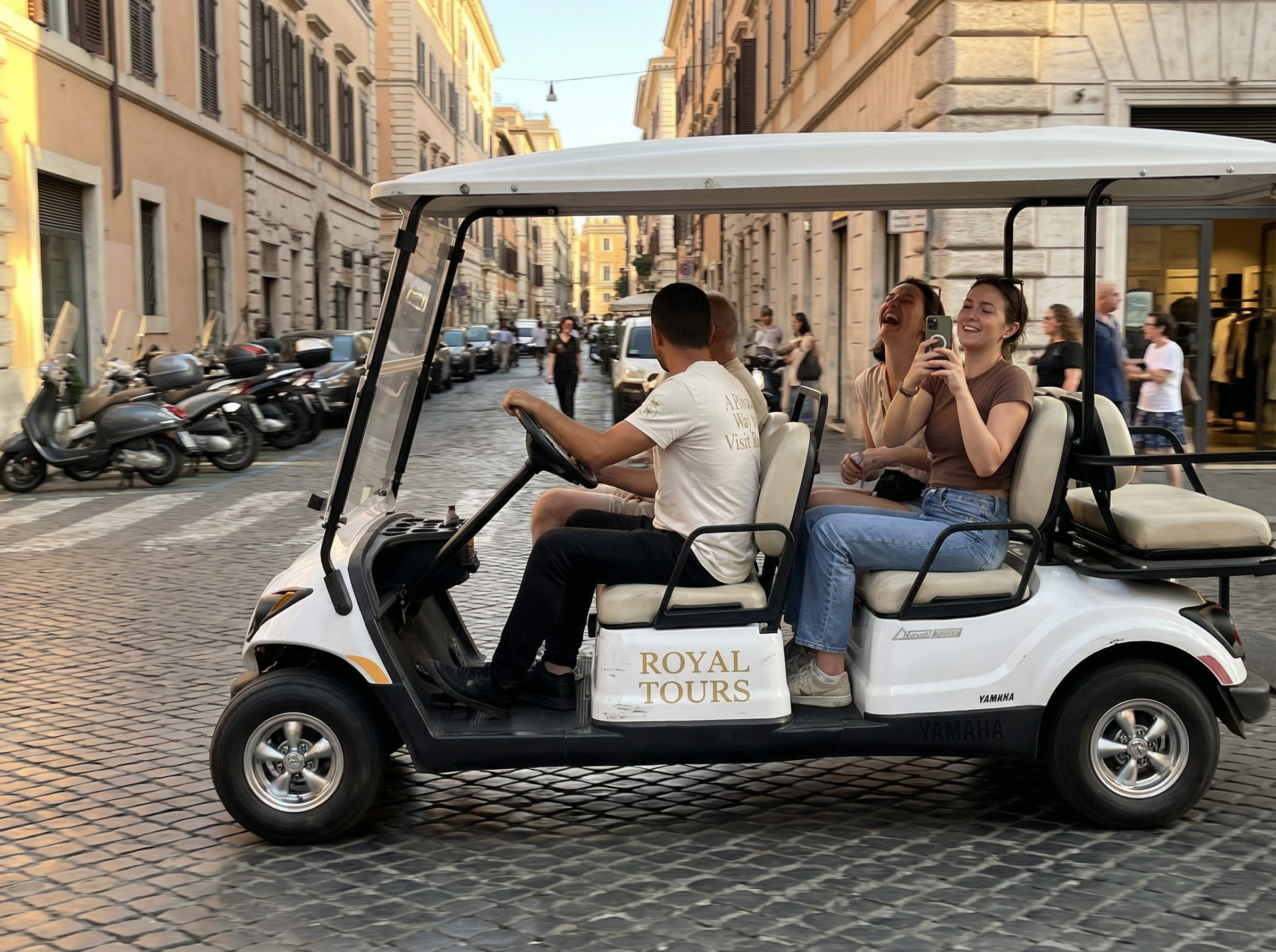 Rome private golf cart tour hotel pickup collection city centre — image 12