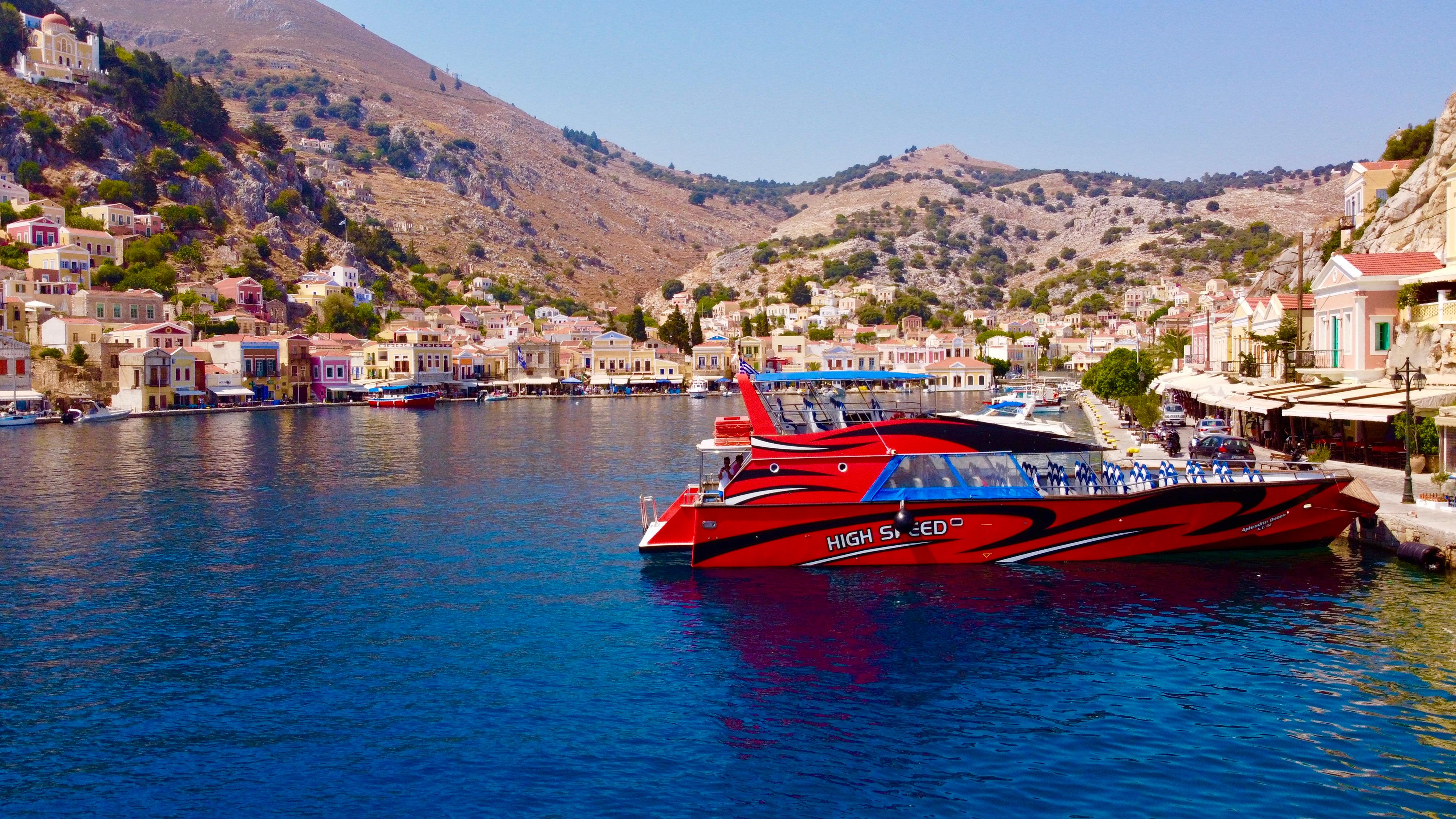 Symi Island High-Speed Boat Excursion with St George's Bay Swim