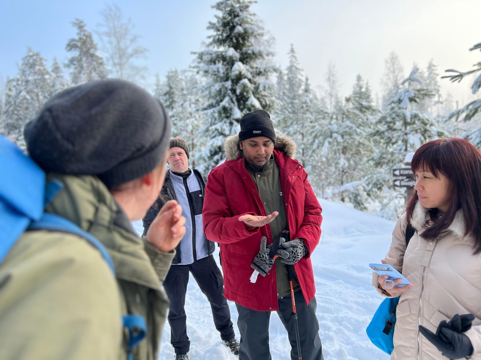 Liesjärvi National Park Winter Hiking Adventure