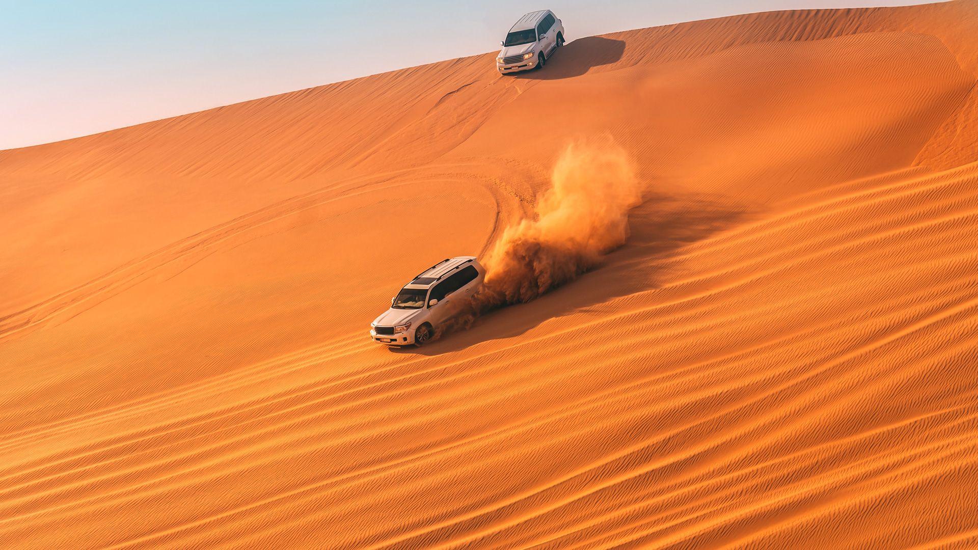 Doha Desert Adventure: Dune Bashing, Camel Rides & Sandboarding