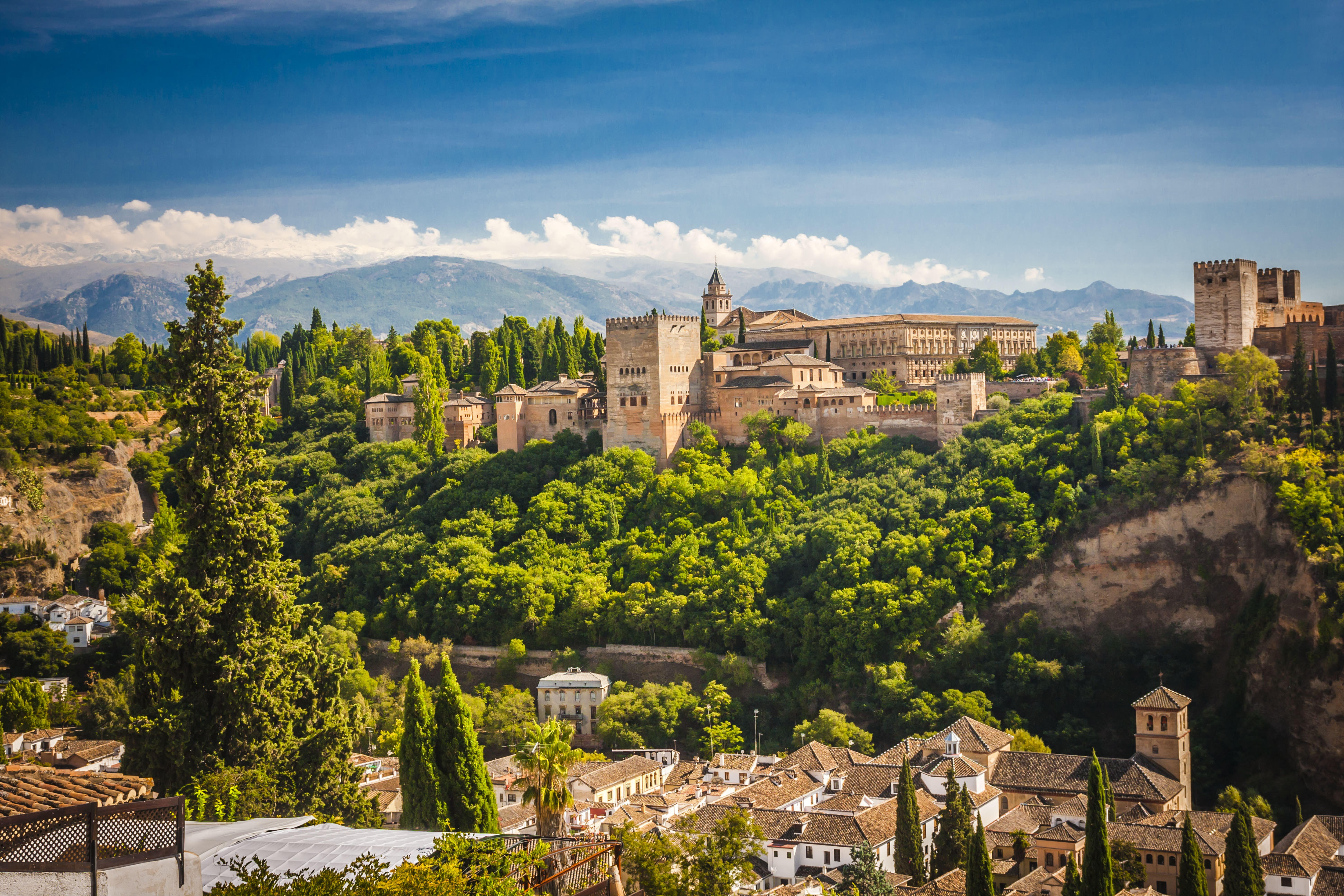 Alhambra Day Trip from Malaga with Entry & Bus