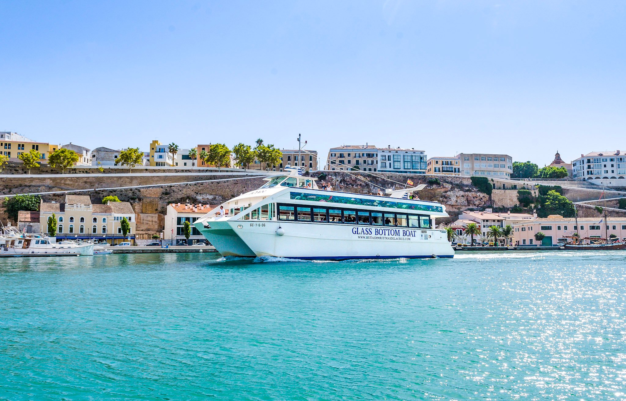Mahon Harbor Catamaran Tour with Underwater Viewing