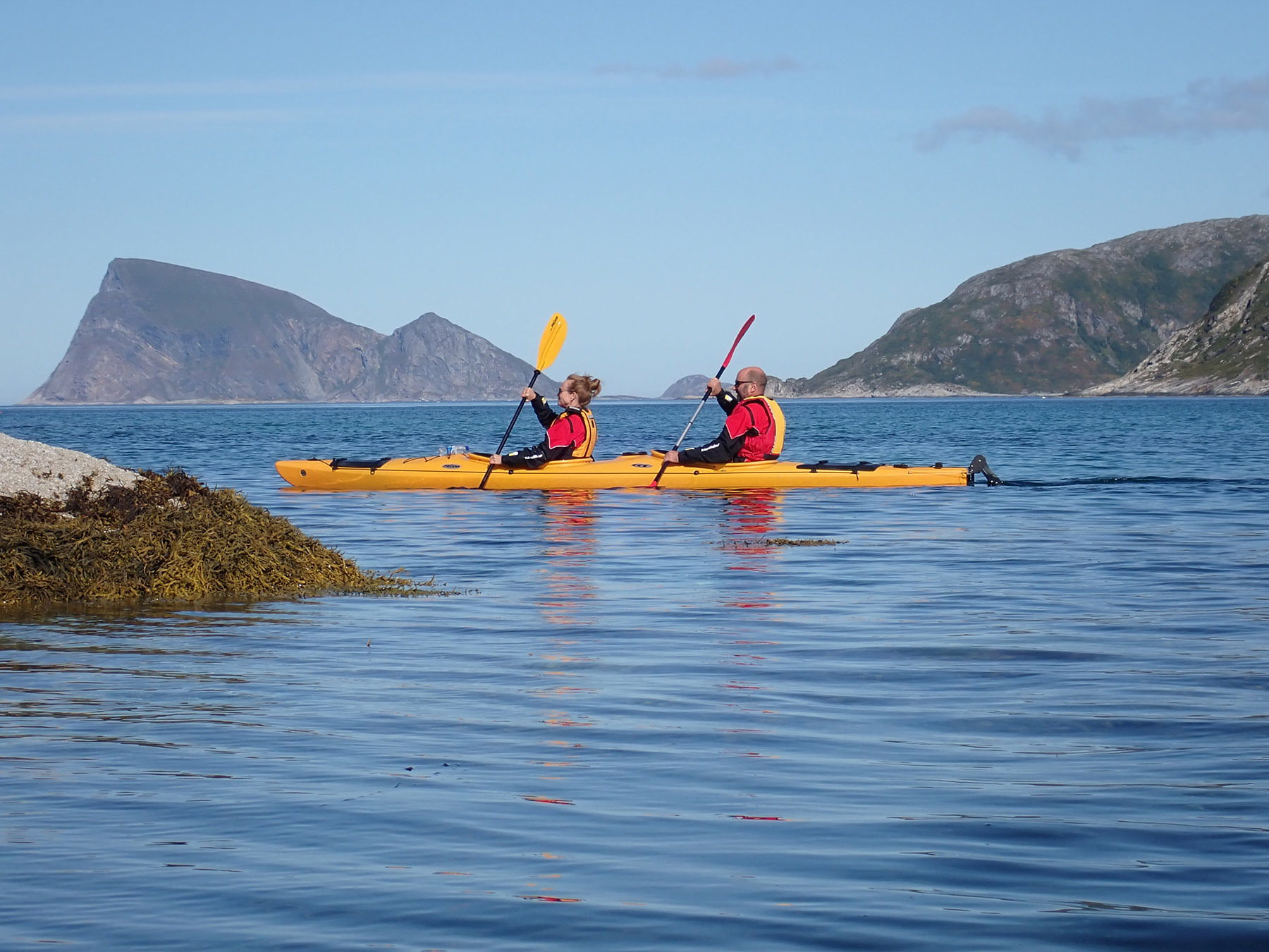 From Tromsø: Sea Kayaking Tour at Sommarøy — Sommarøy island Norway tour photo 1