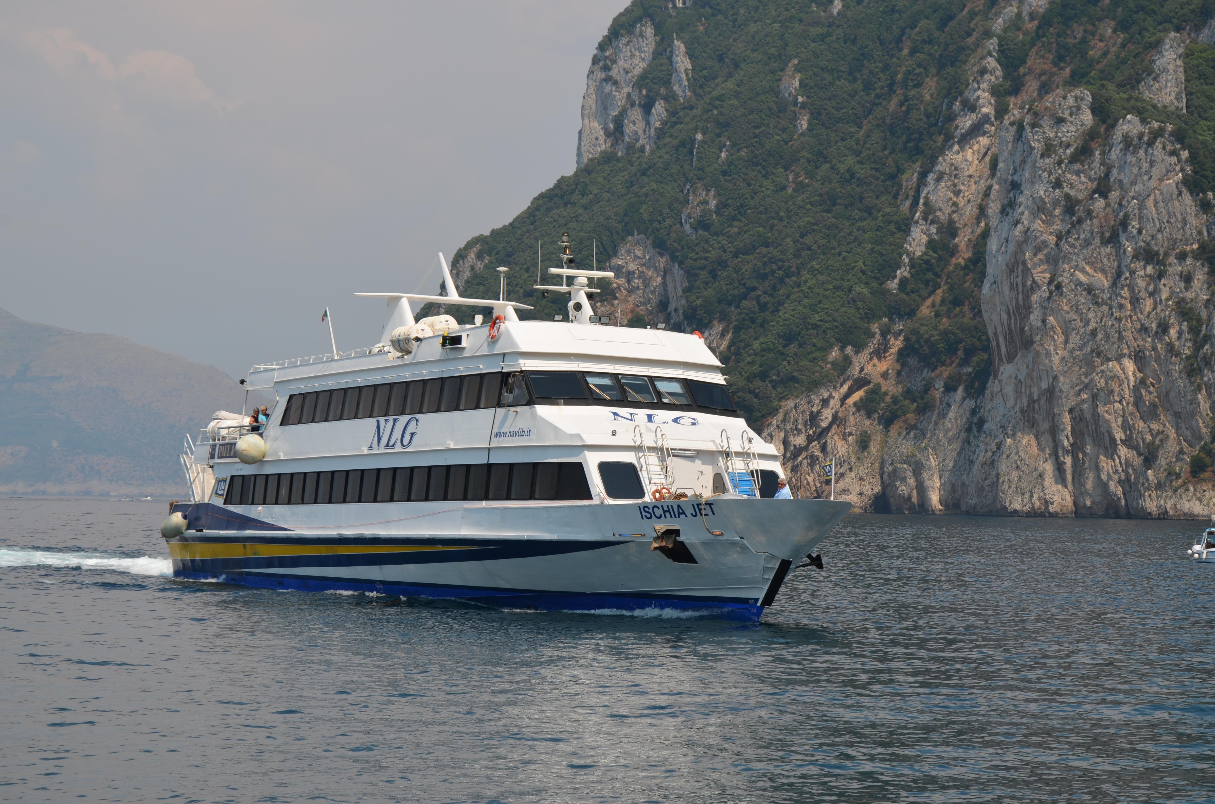 Amalfi Coast & Capri Hydrofoil Day Trip from Salerno