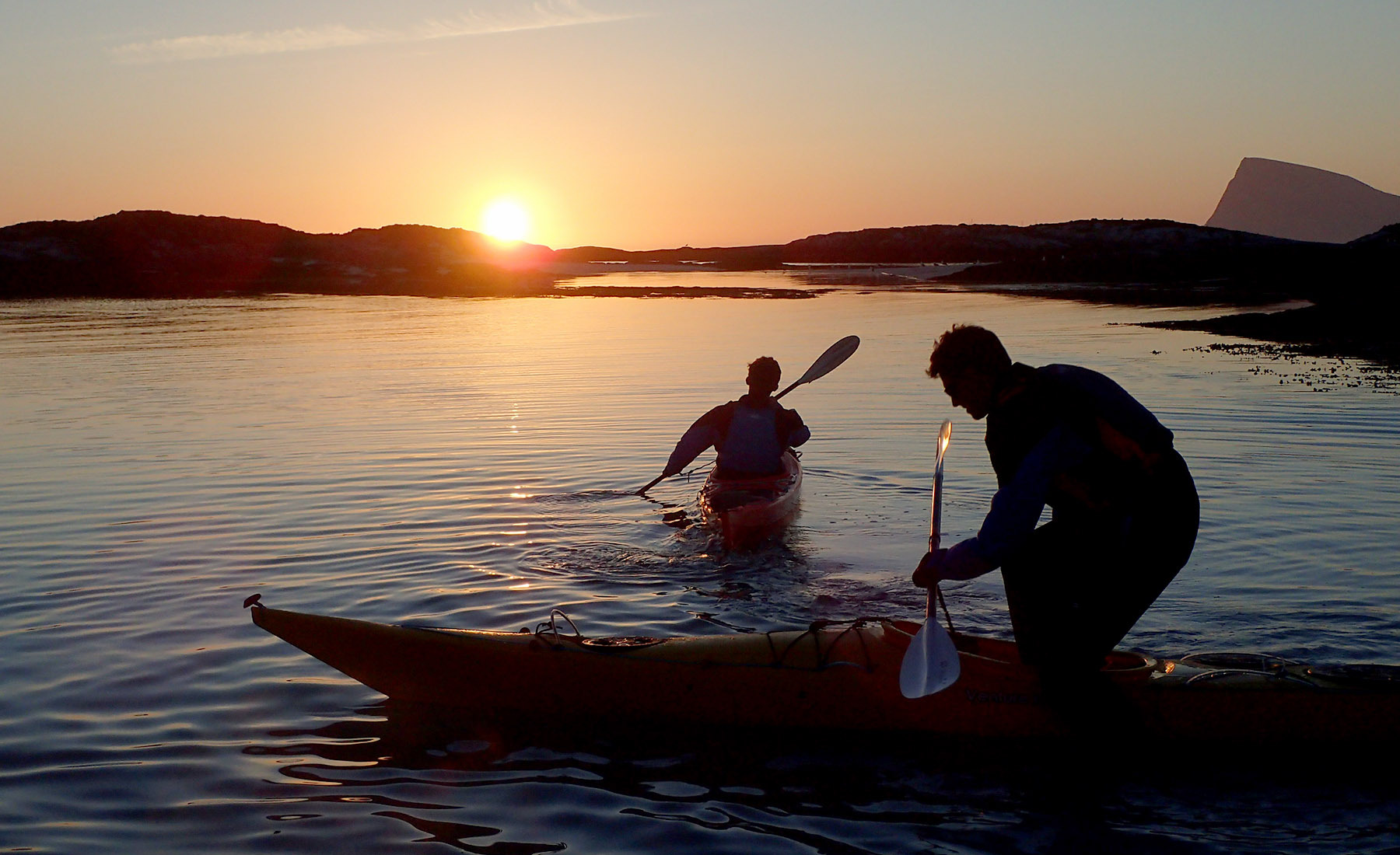 From Tromsø: Sommarøy Midnight Sun Sea Kayaking Tour — Sommarøy island Norway tour photo 1