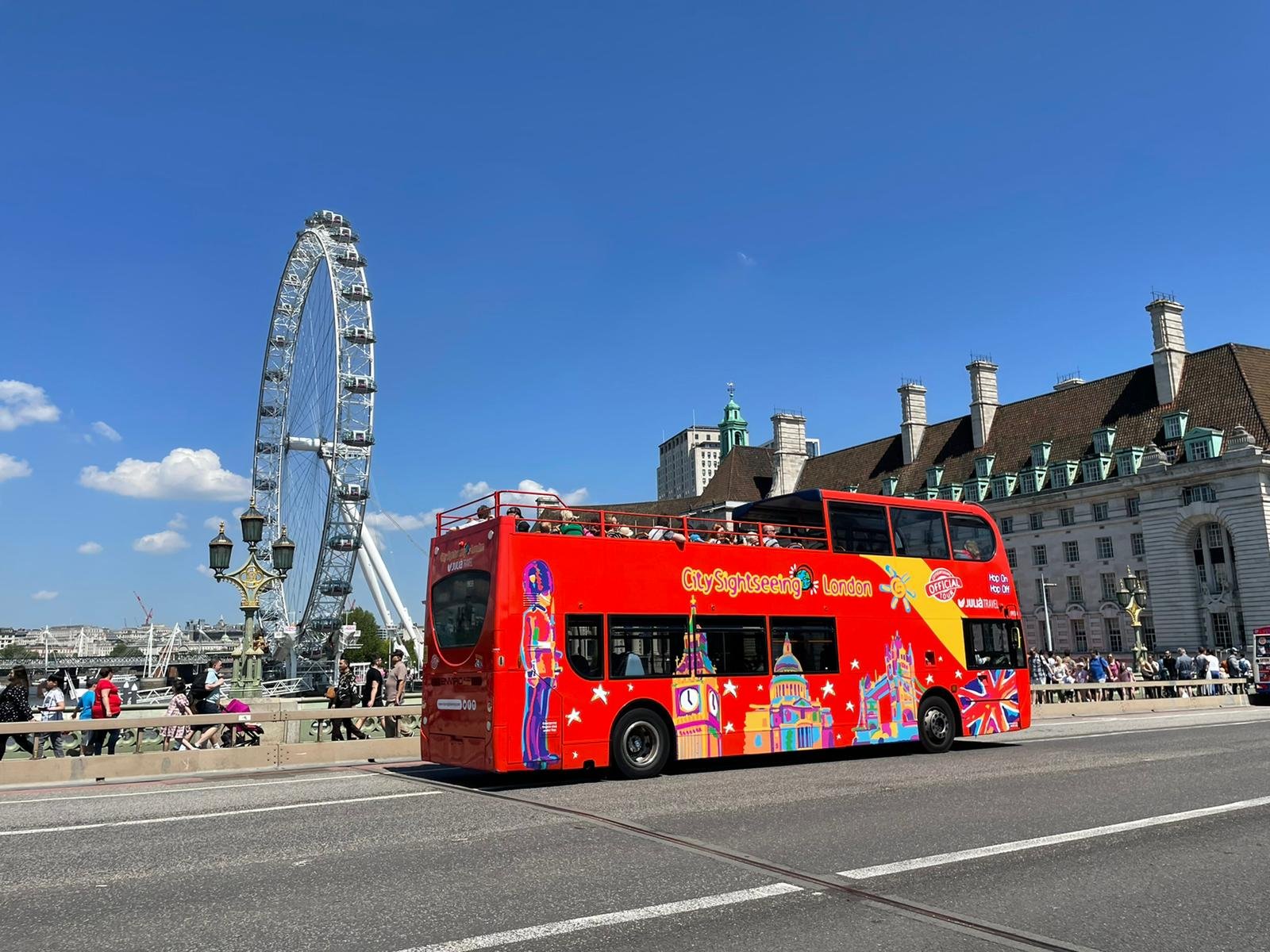 London Hop-On Hop-Off Bus Tour with Optional River Cruise