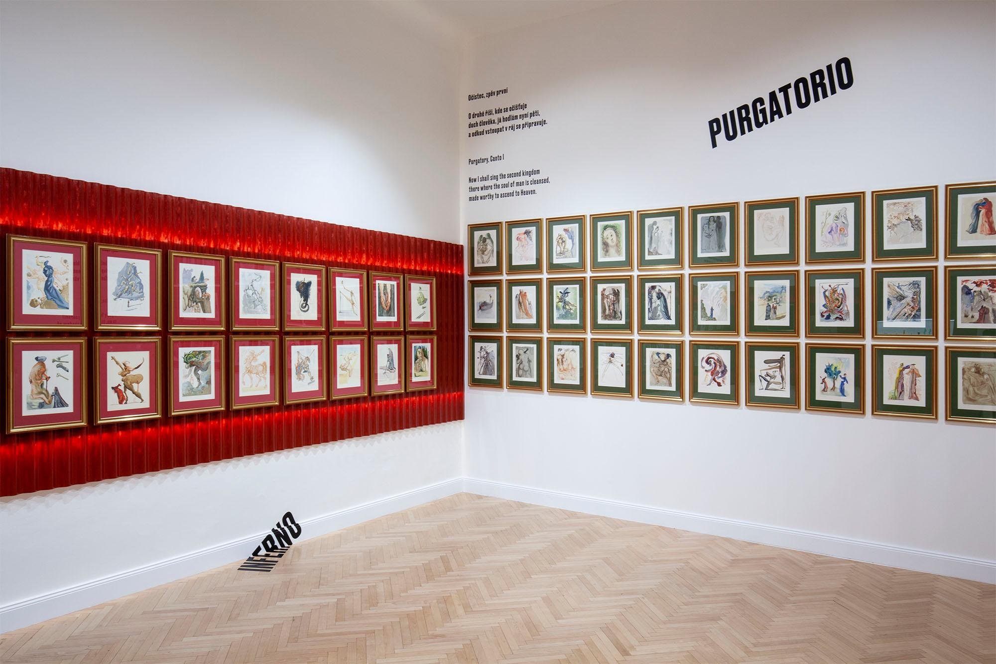 Central Gallery: Dalí, Mucha & Warhol Exhibitions