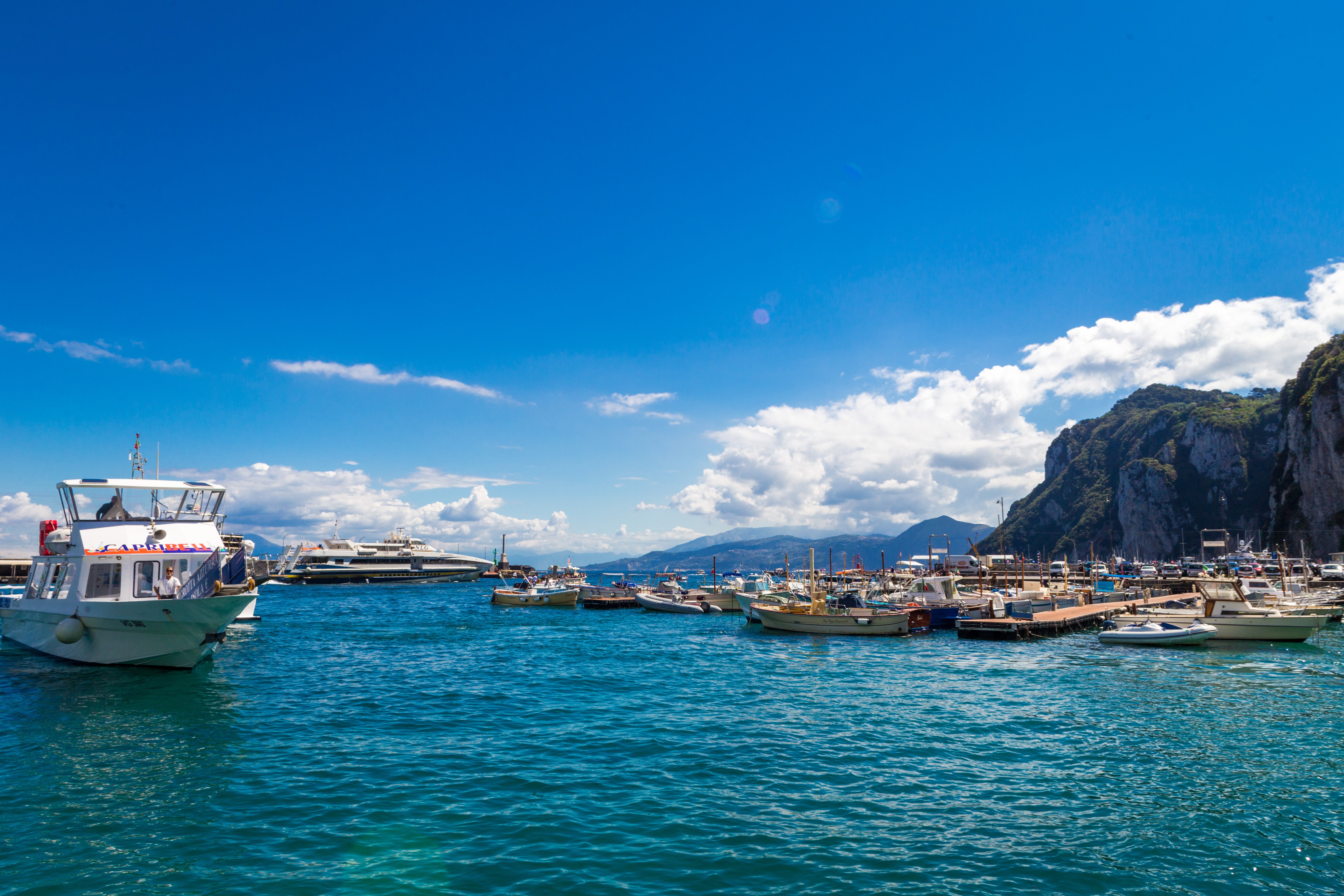 From Pompeii/Castellammare/Vico Equense: Capri Day Cruise