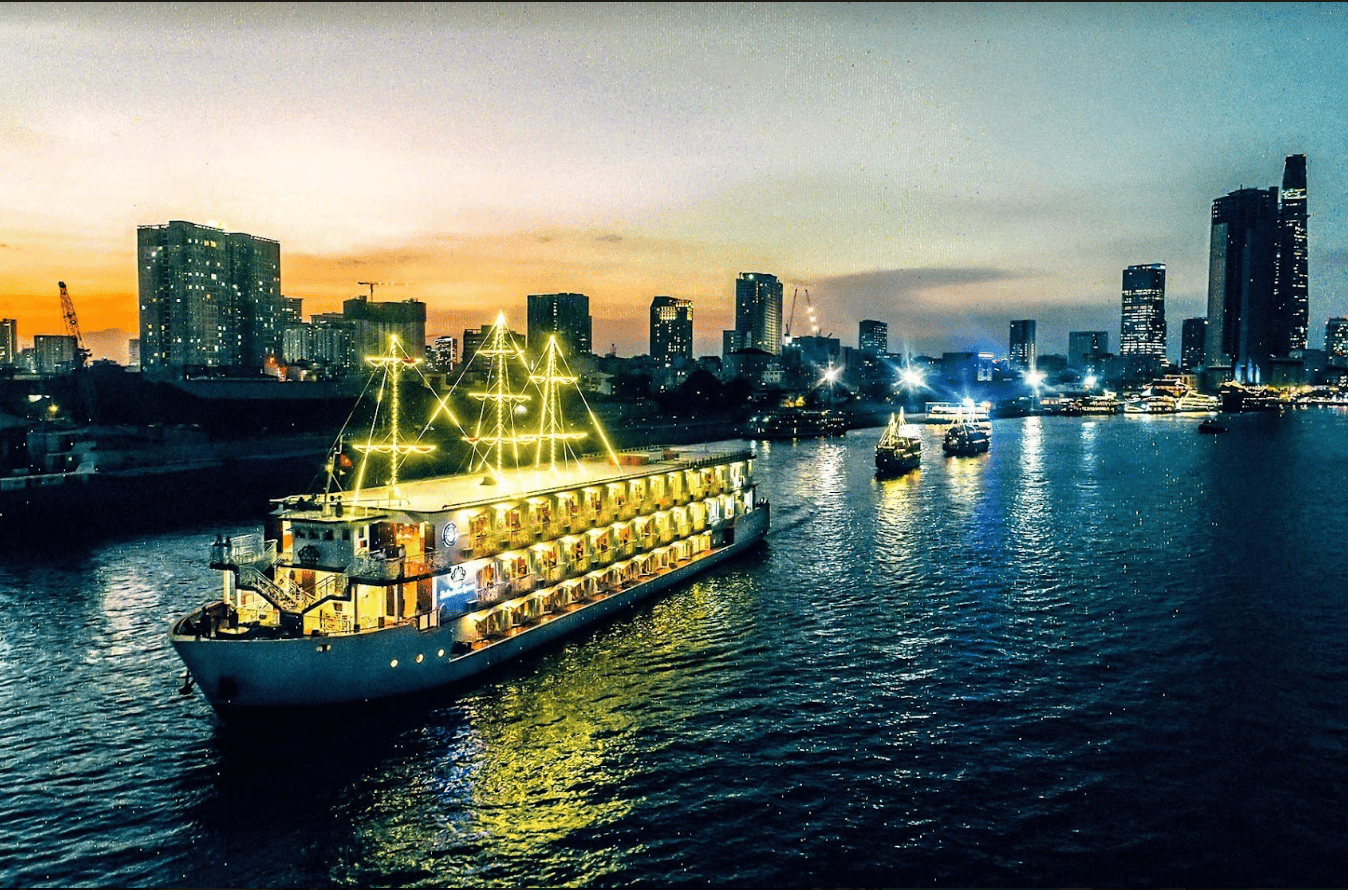 Saigon River Evening Cruise with Dinner