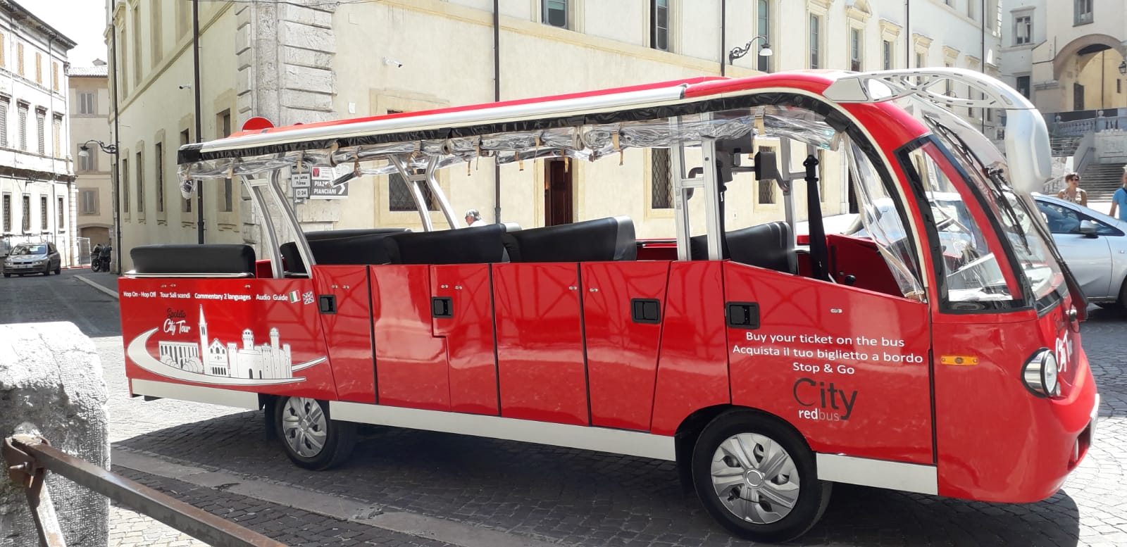 Bologna Discovery: Electric Bus Tour, San Luca Train & Food Tastings