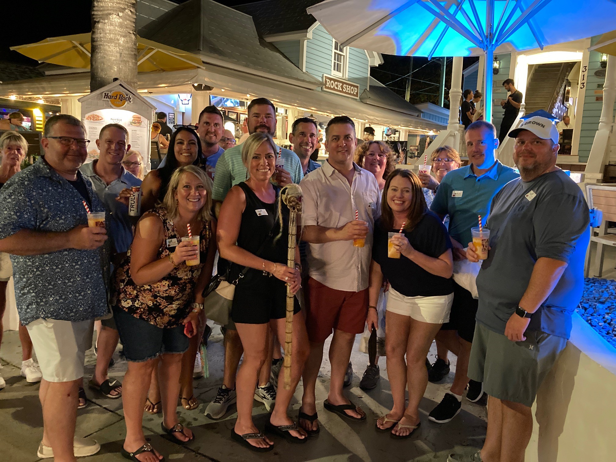 Evening haunted pub crawl in Key West's historic waterfront district