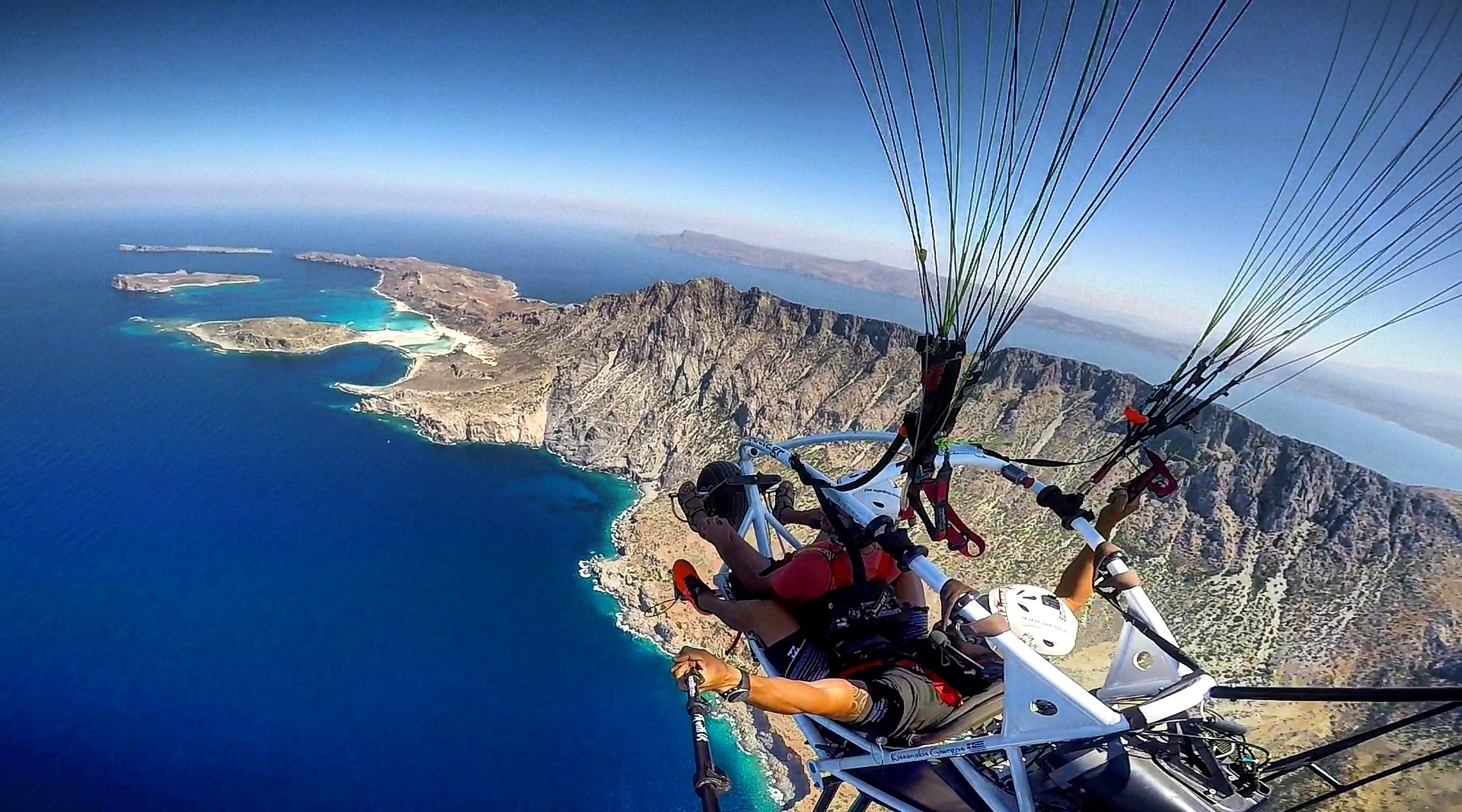 Chania Paratriking Flight with Professional Instructor