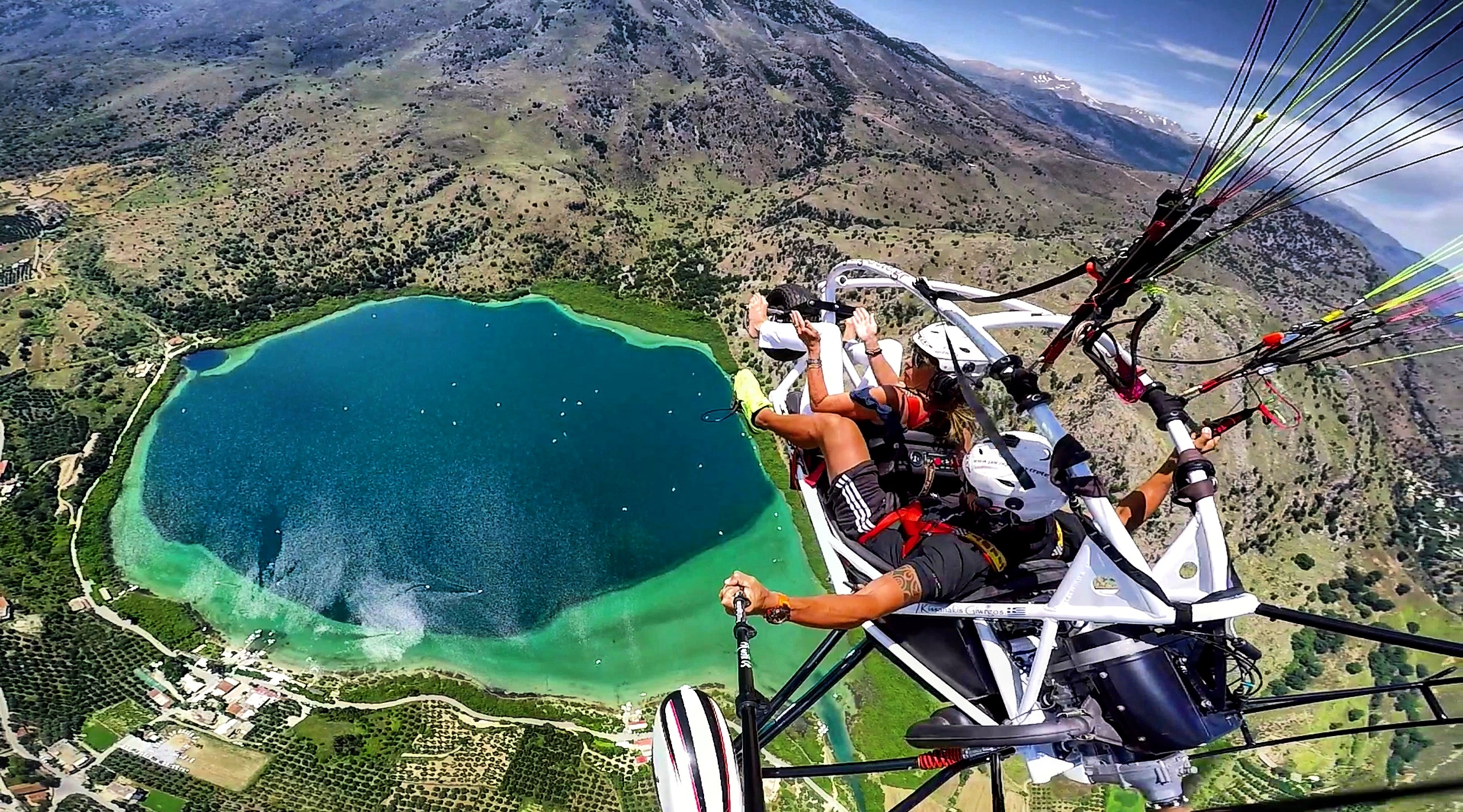 Chania Paratriking Flight with Professional Instructor