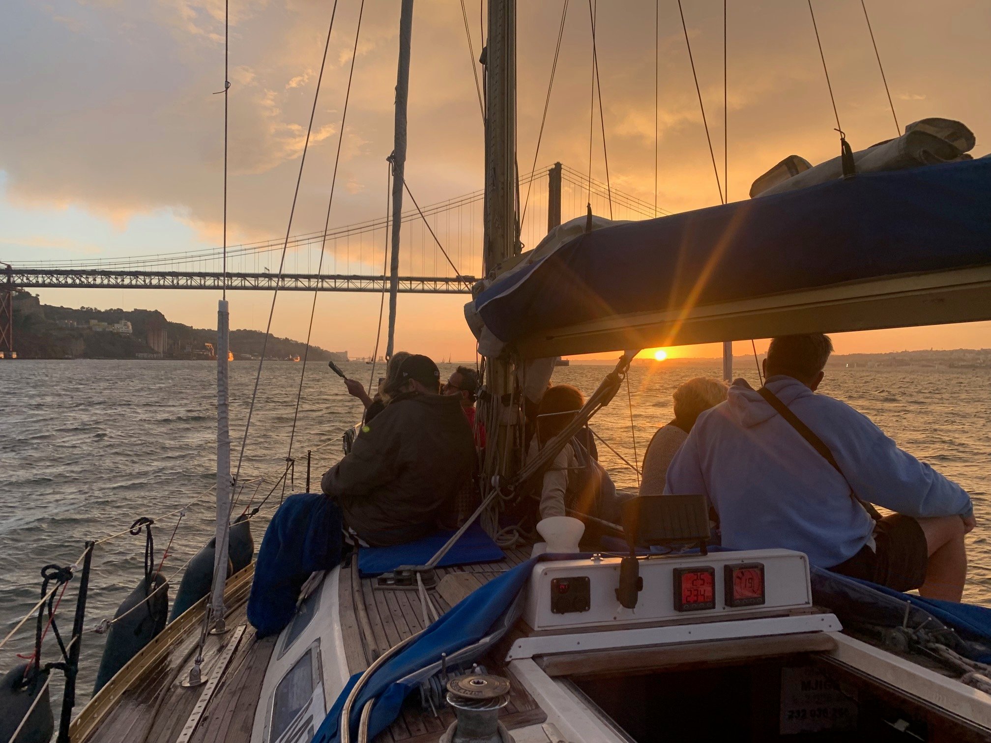 Lisbon Tagus River Sailboat Sunset Cruise