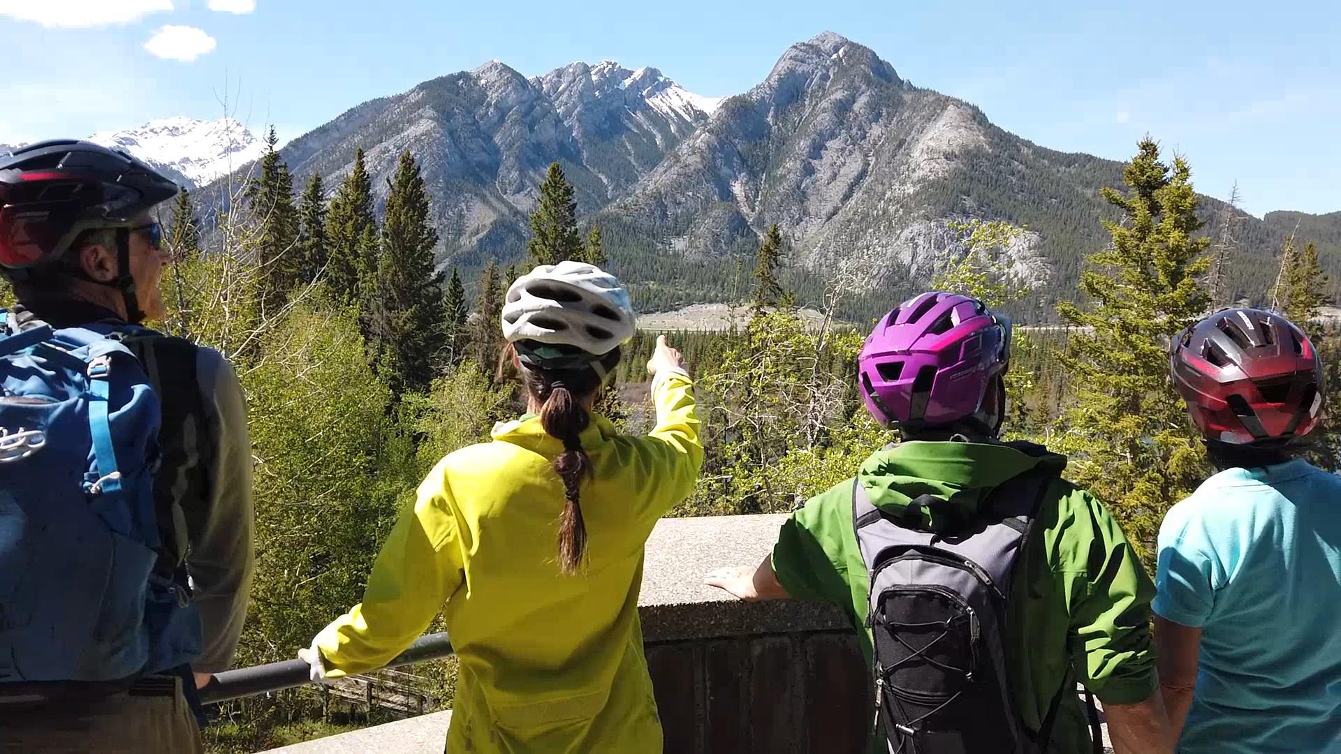 Bow River E-Bike & Sundance Canyon Adventure