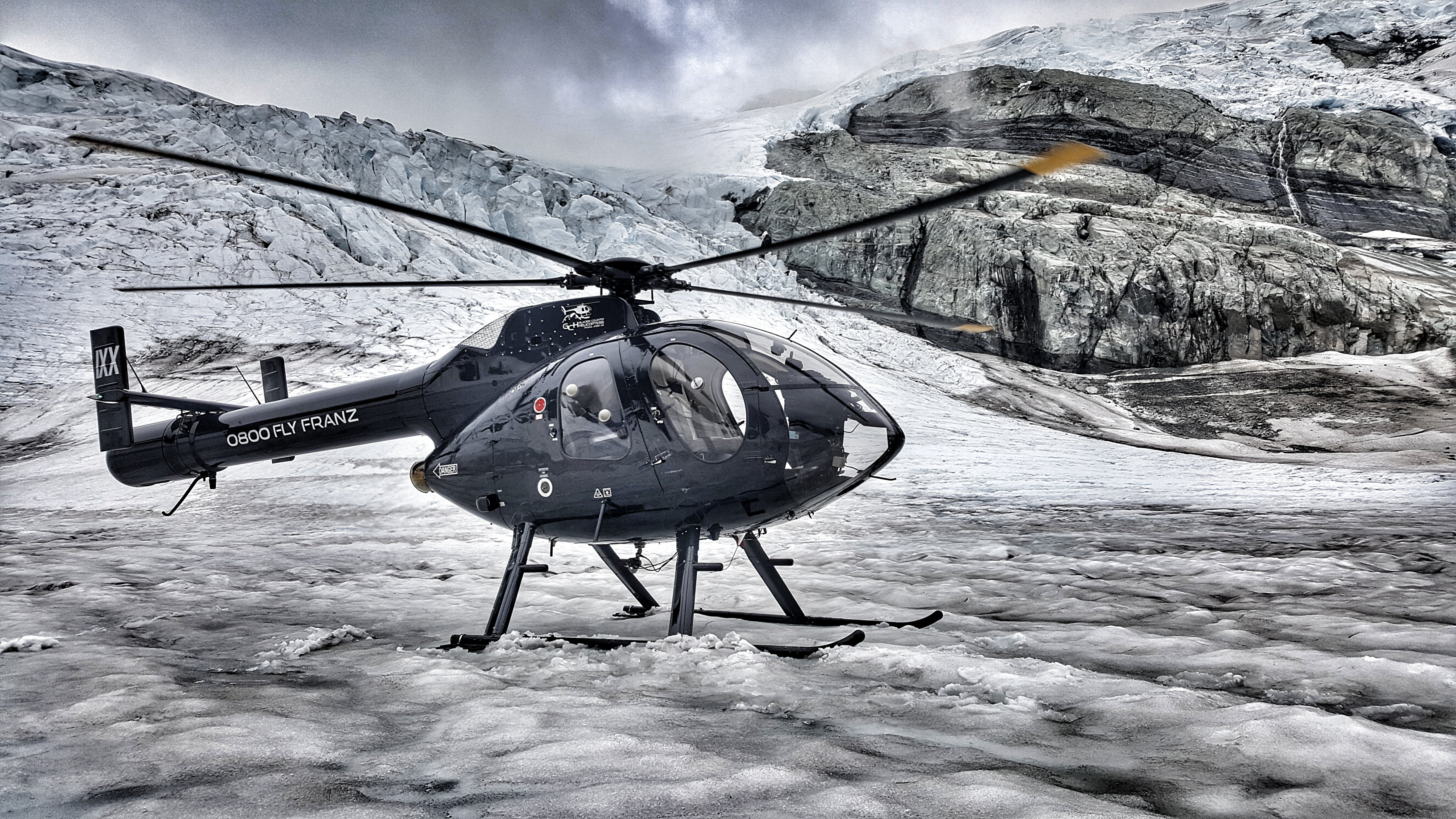 Four Glaciers Helicopter Flight with Twin Snow Landings