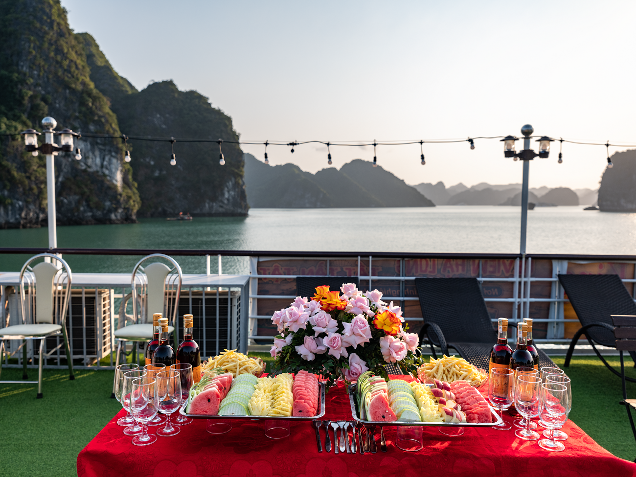 Ha Long Bay Full-Day Cruise from Hanoi: Caves, Kayaking & Sunset Party