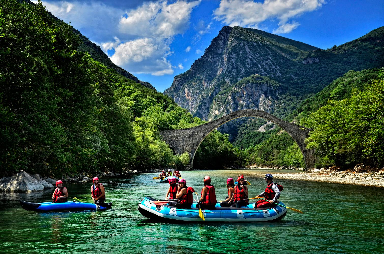 Arachthos River Rafting Adventure from Plaka Bridge