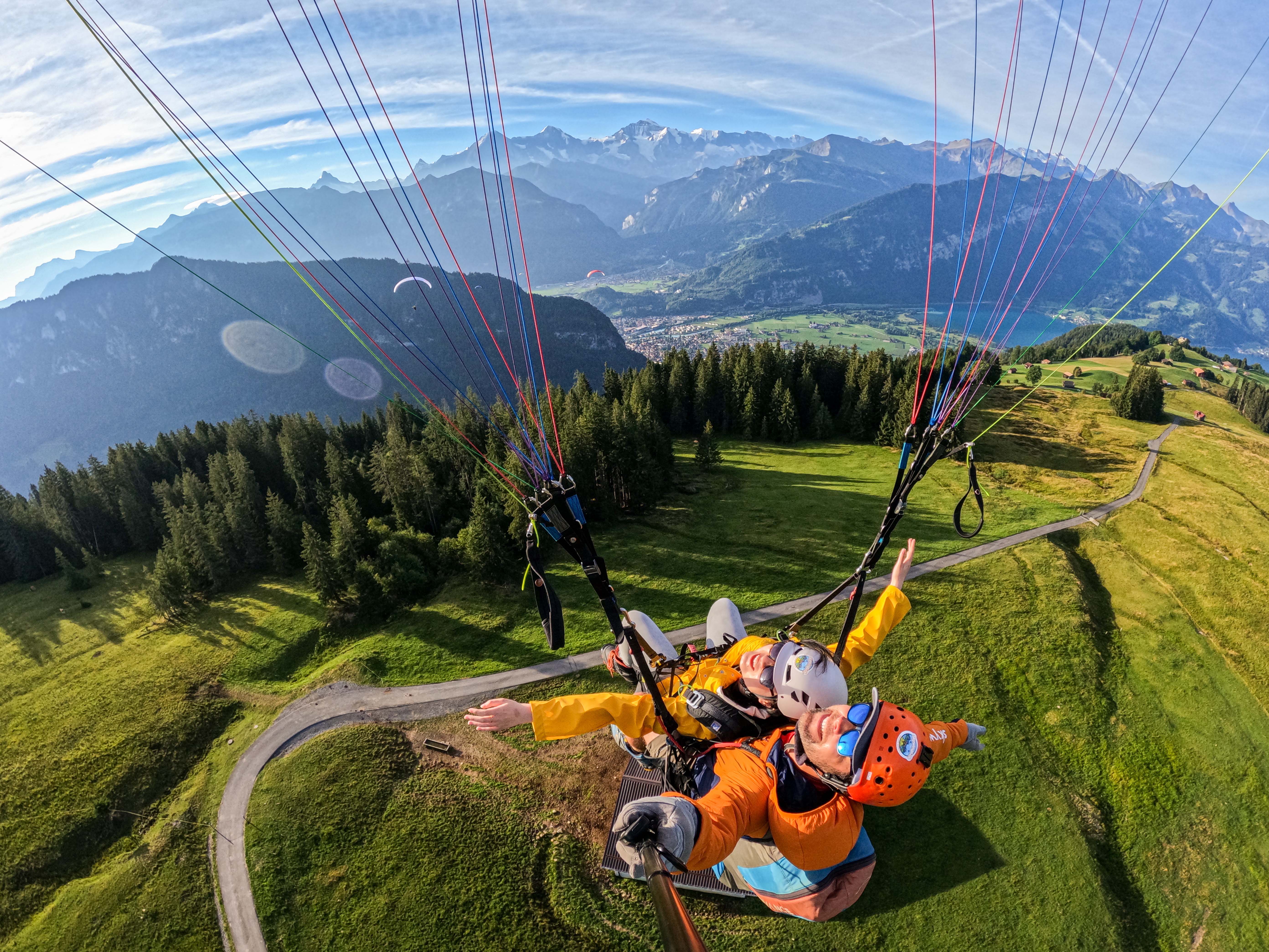 Interlaken: Tandem Paragliding Flight with Pilot