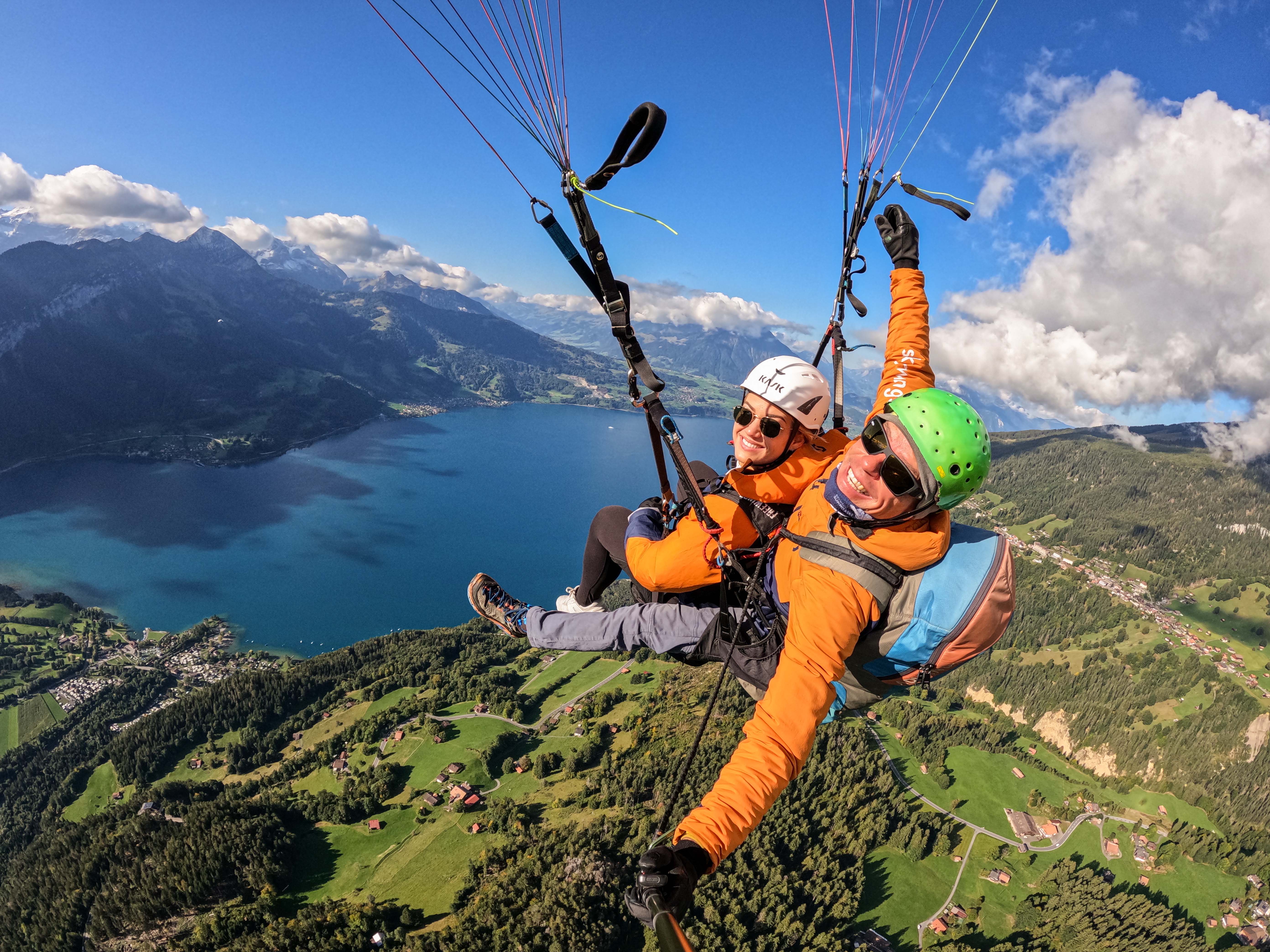 Interlaken: Tandem Paragliding Flight with Pilot