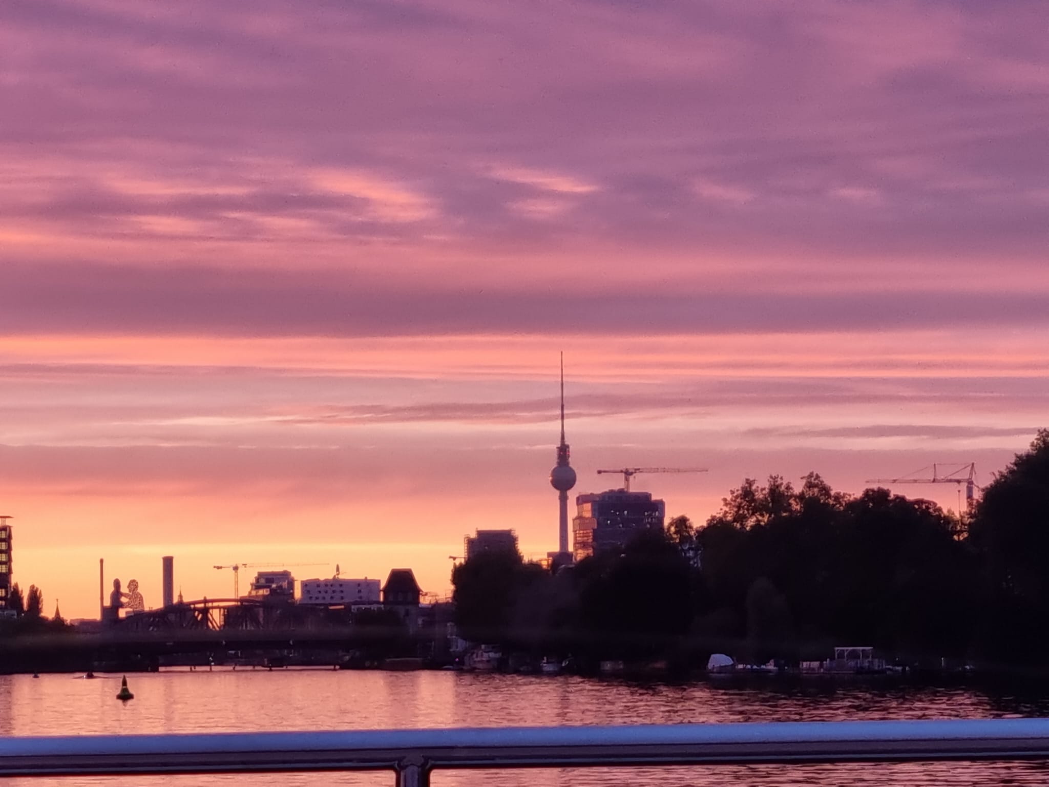 Solar-Powered Sunset Catamaran on the Spree
