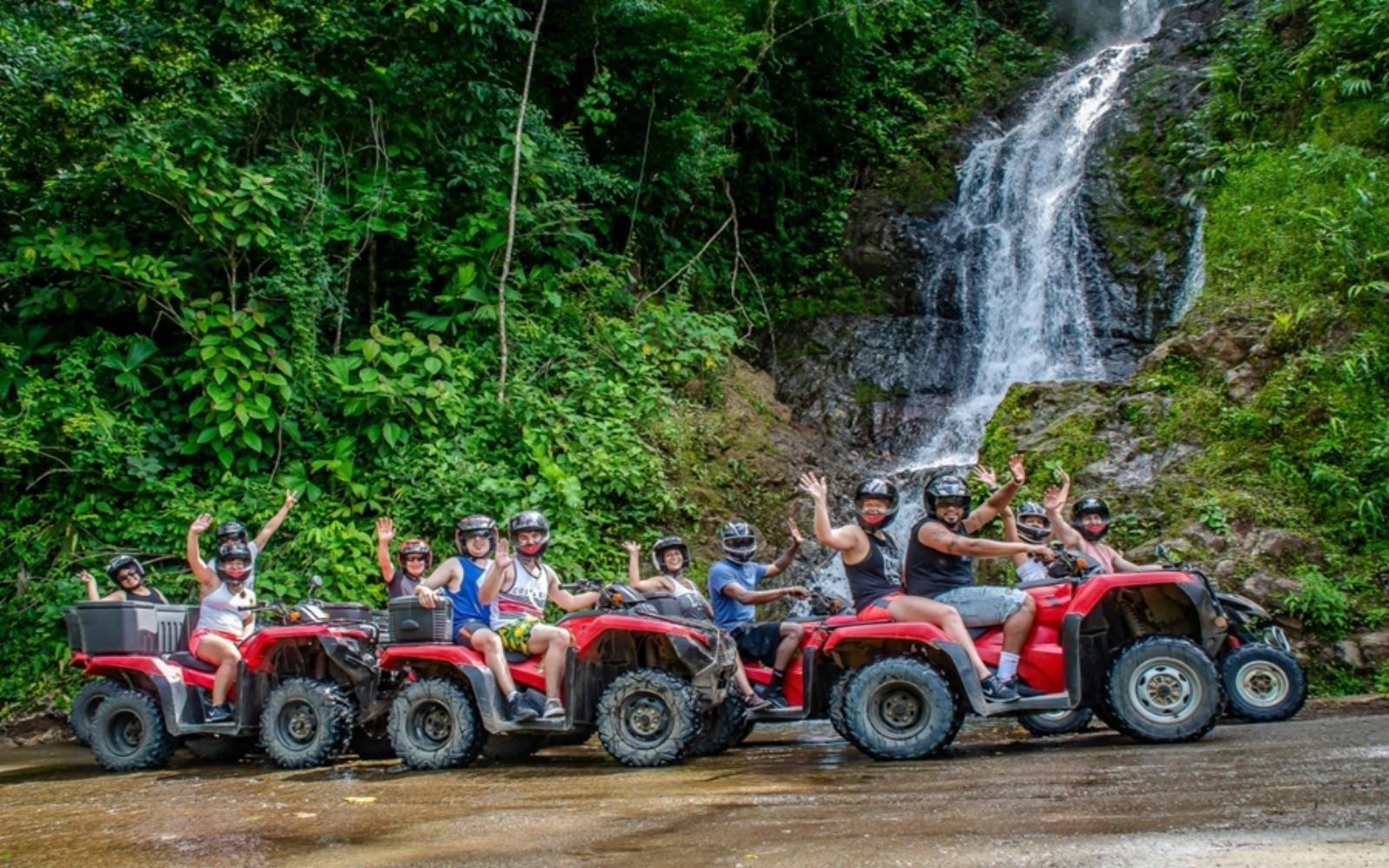 ATV Rainforest Adventure with Waterfalls