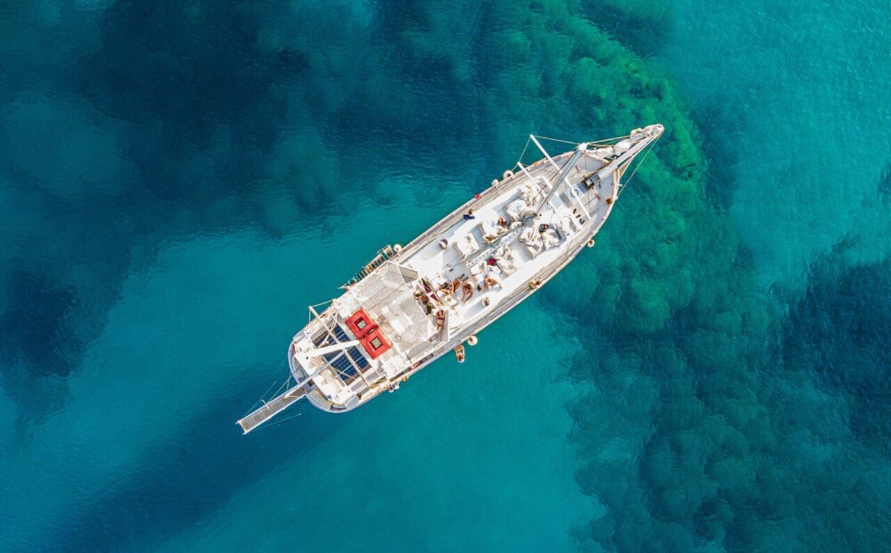 Rhodes Coastal Cruise with Snorkeling & Greek Buffet